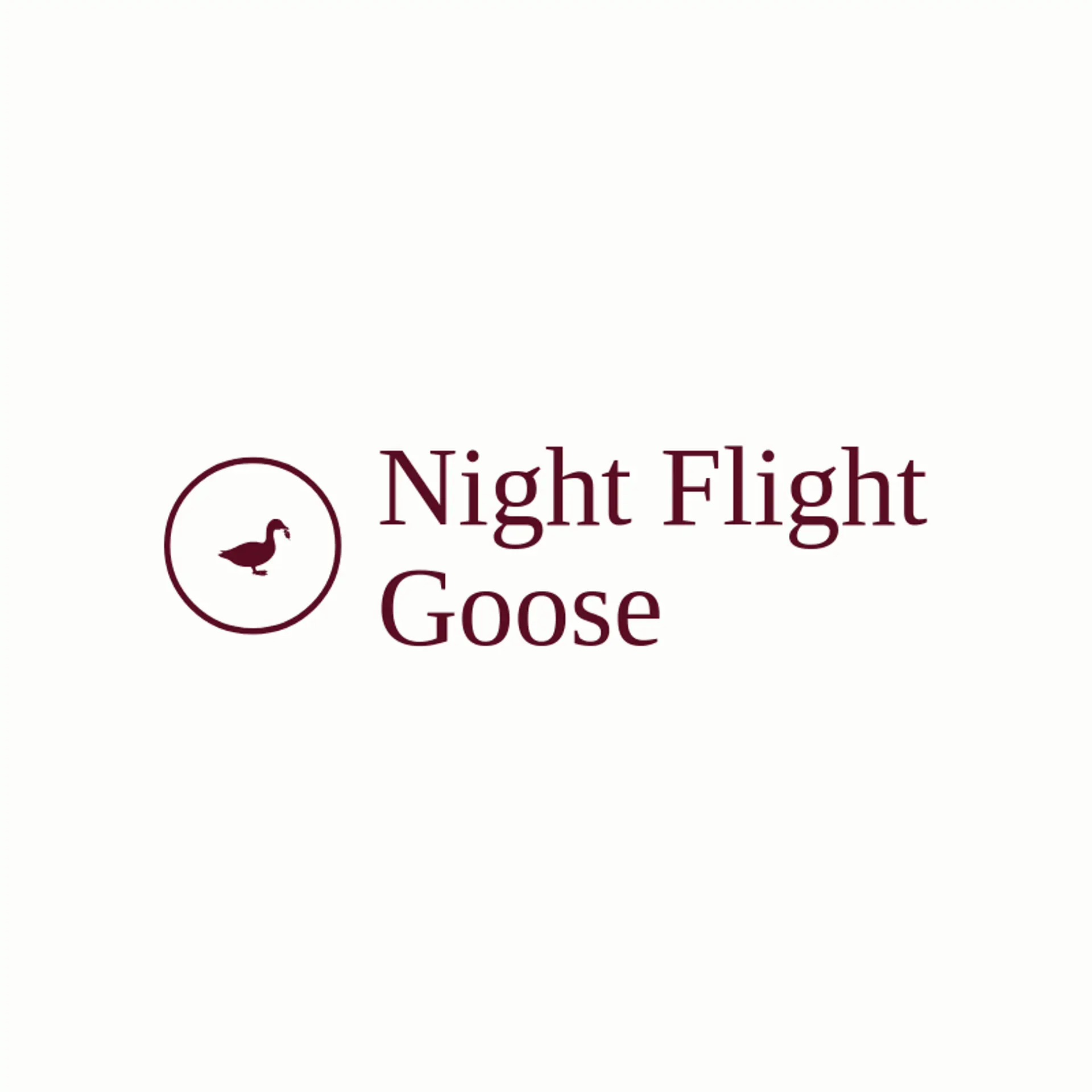 Night Flight Goose logo for goose