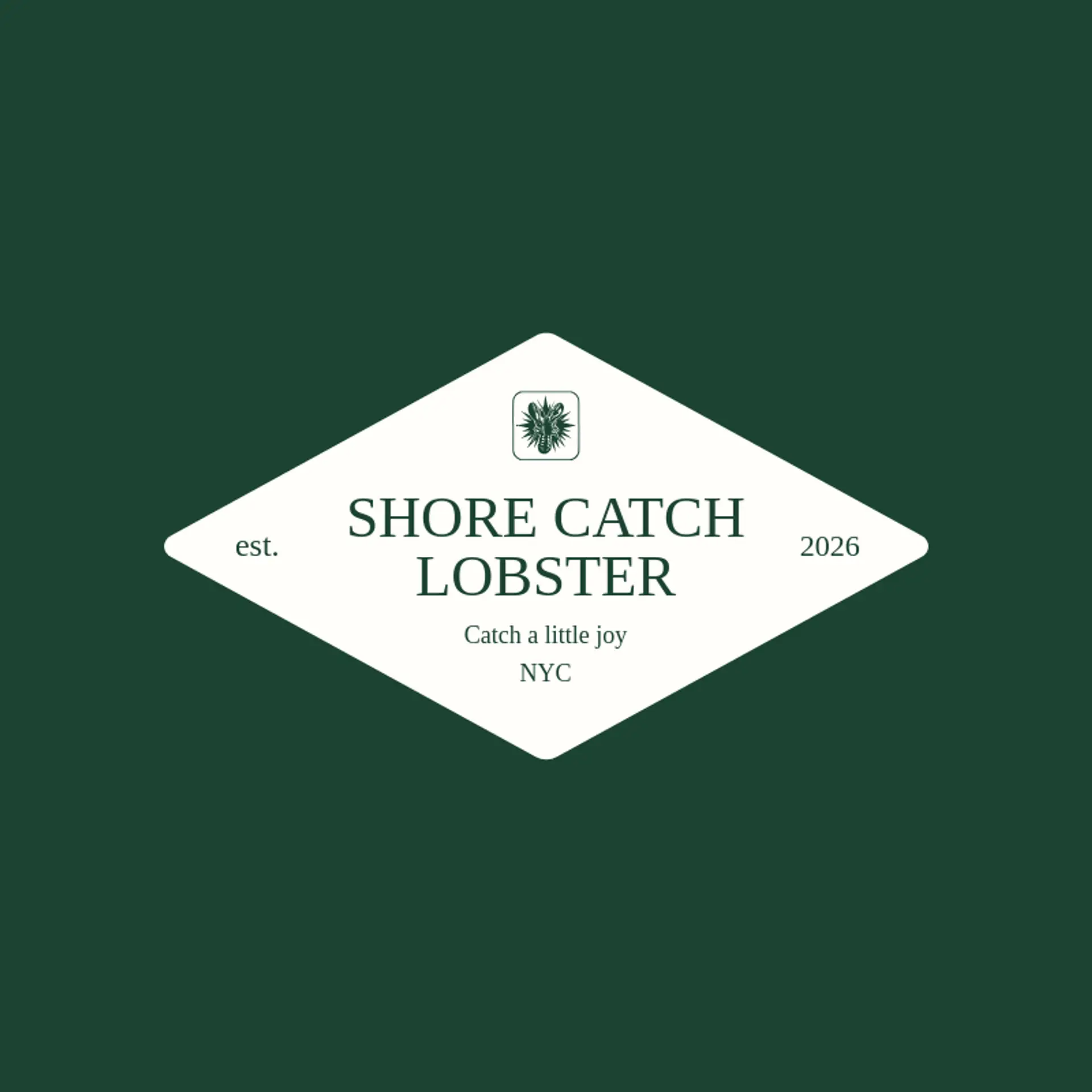 Shore Catch Lobster logo for lobster