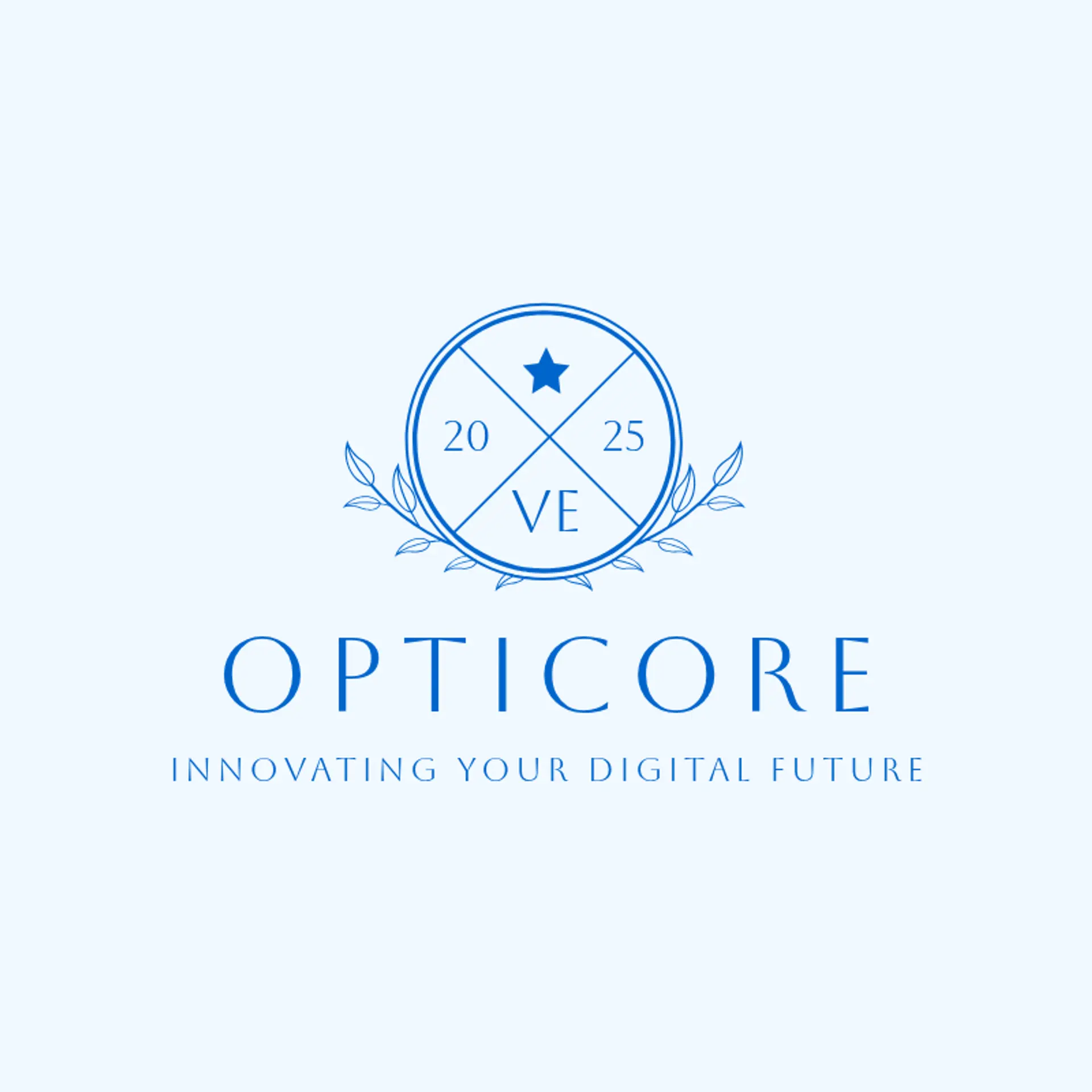 OptiCore logo for digital tech