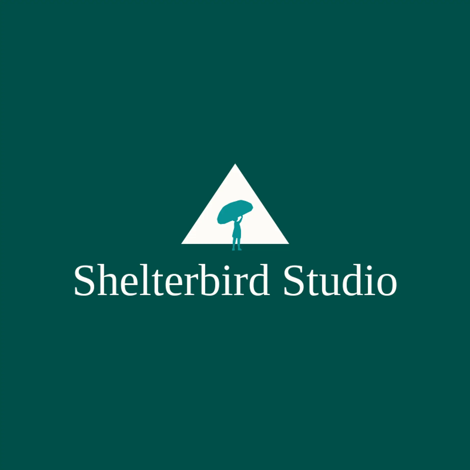 Shelterbird Studio logo for umbrella