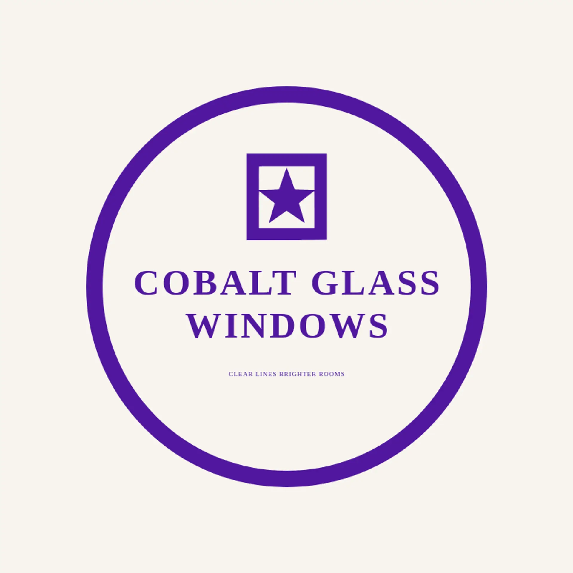 Cobalt Glass Windows logo for windows