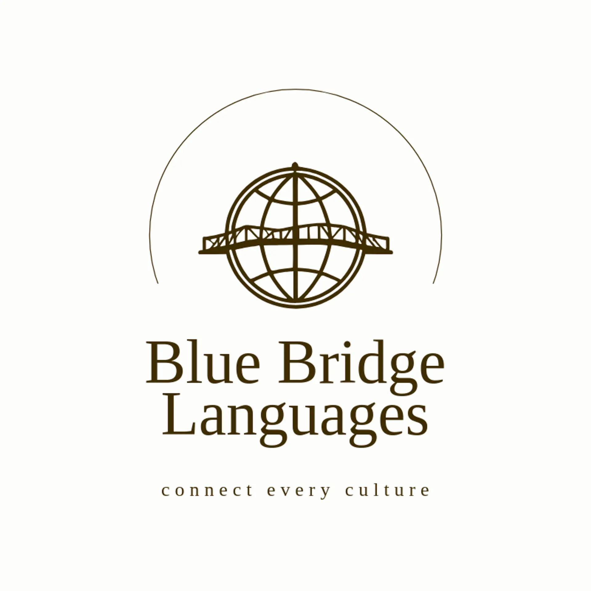 Blue Bridge Languages logo for translation