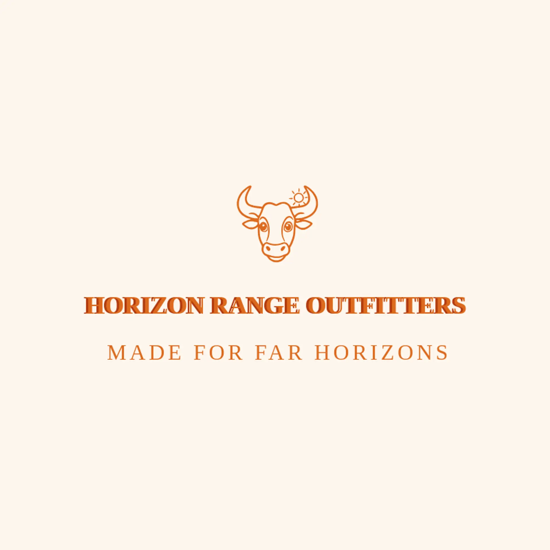 Horizon Range Outfitters logo for longhorn