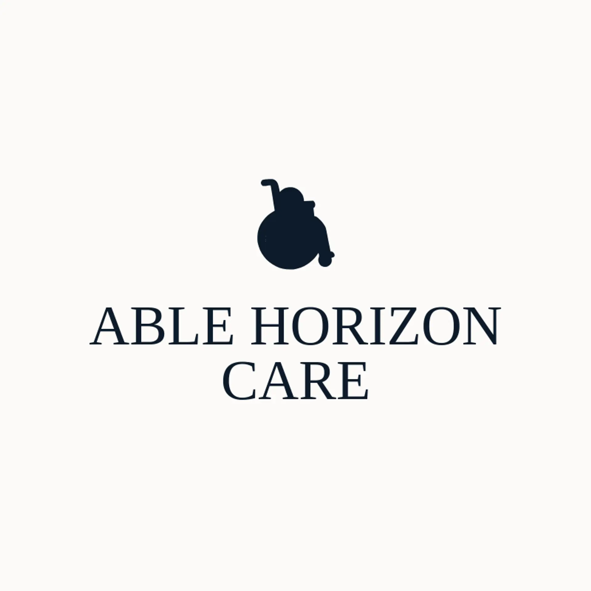 Able Horizon Care logo for wheelchair
