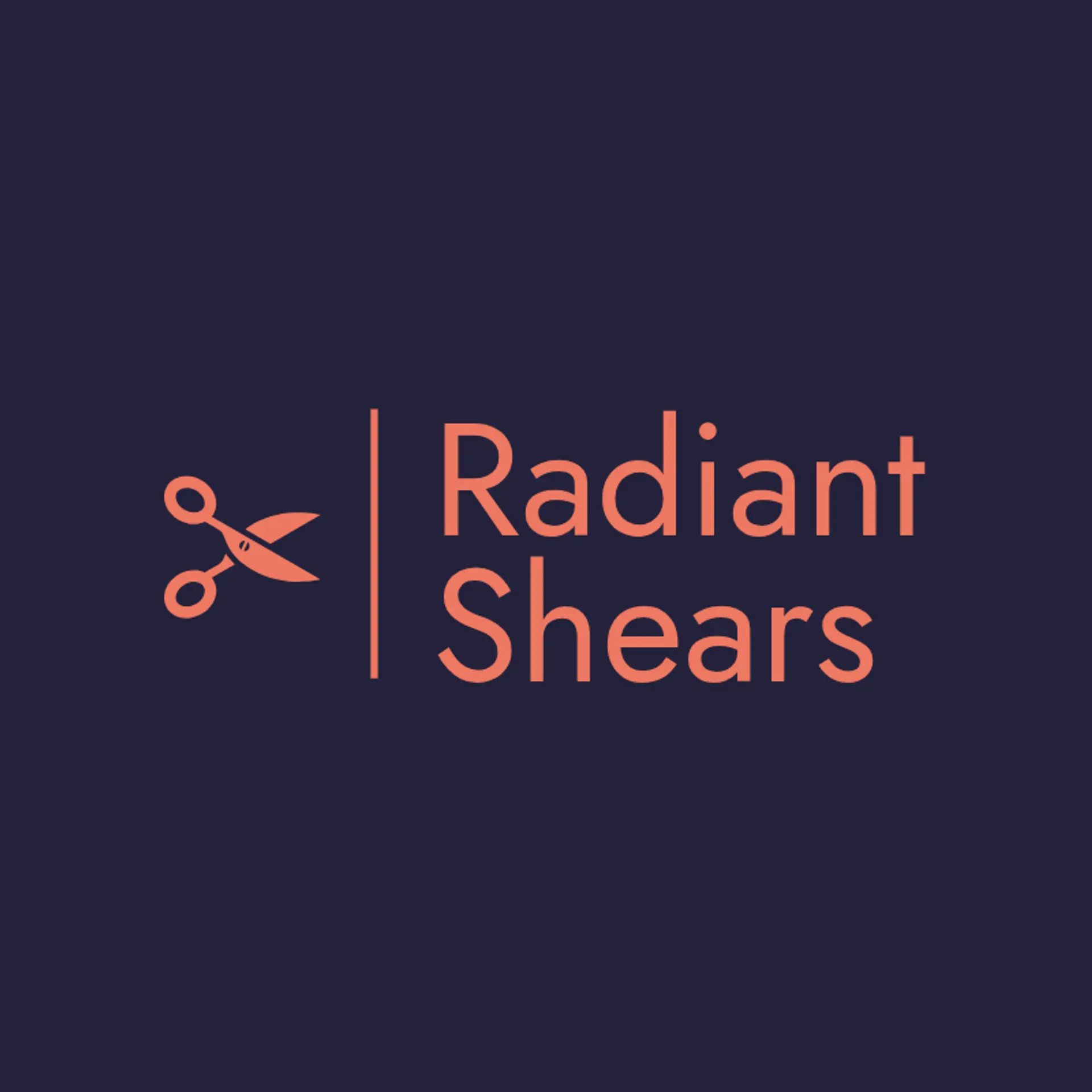 Velvet Shears logo for hair salon