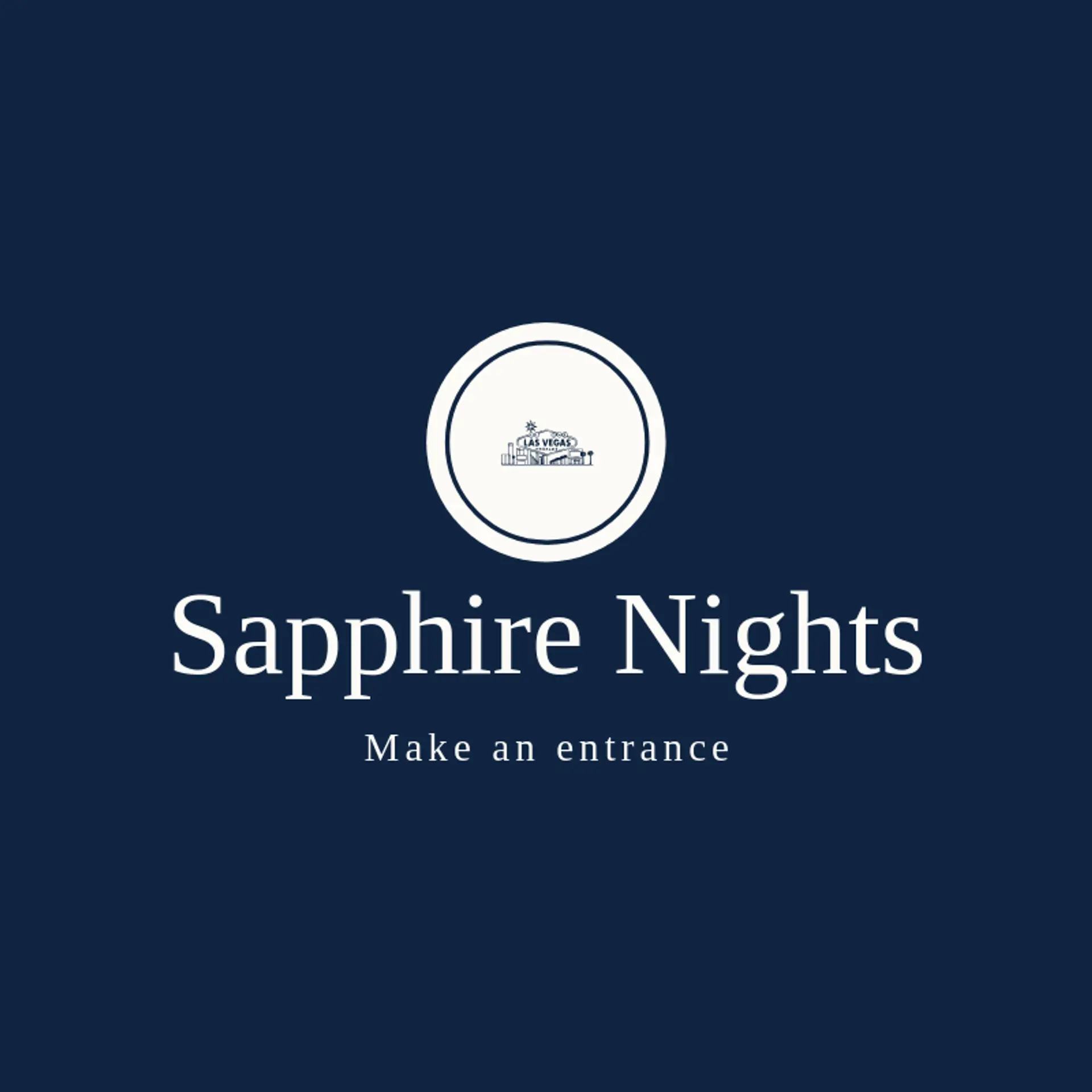 Sapphire Nights logo for las vegas