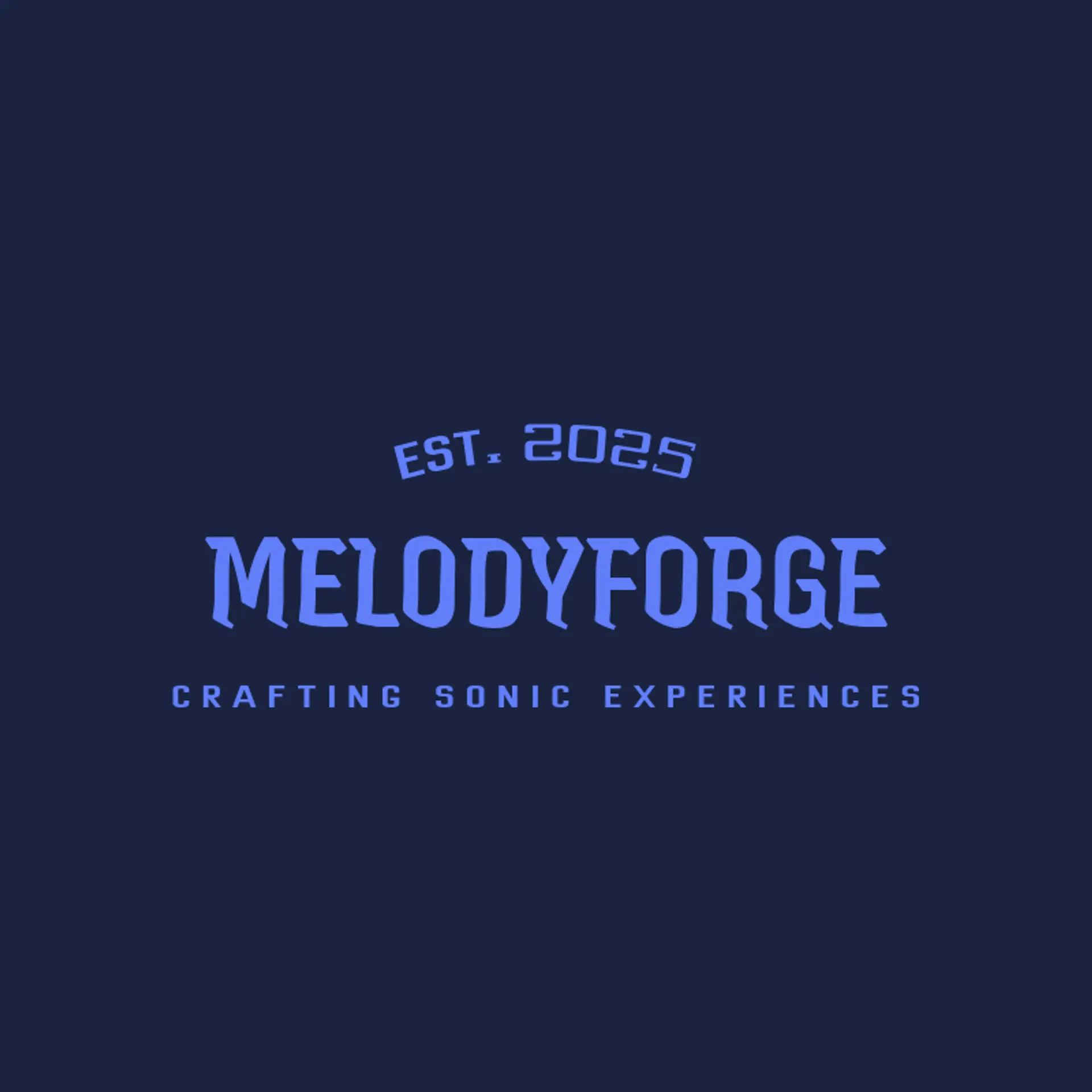 MelodyForge logo for music