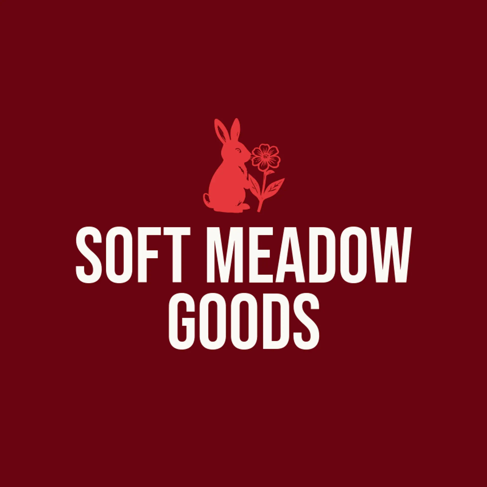 Soft Meadow Goods logo for bunny