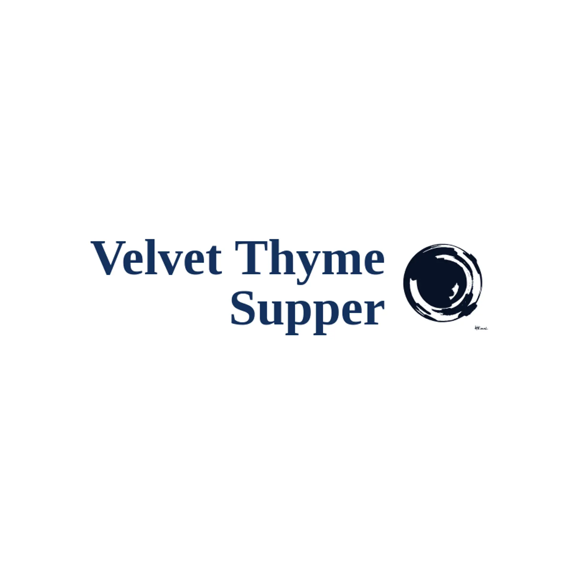 Velvet Thyme Supper logo for dish
