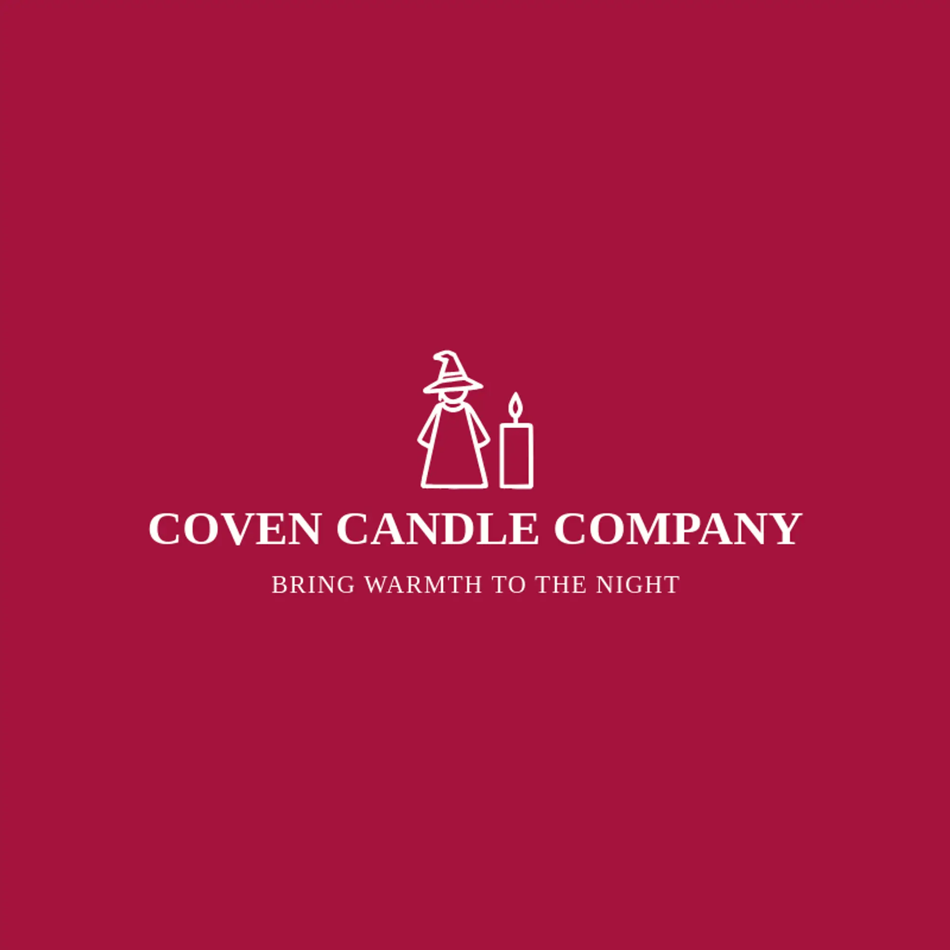 Coven Candle Company logo for witch