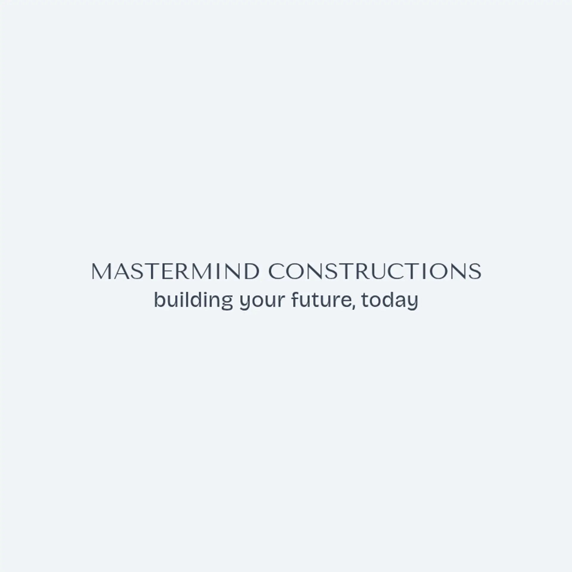 Mastermind Constructions logo for construction