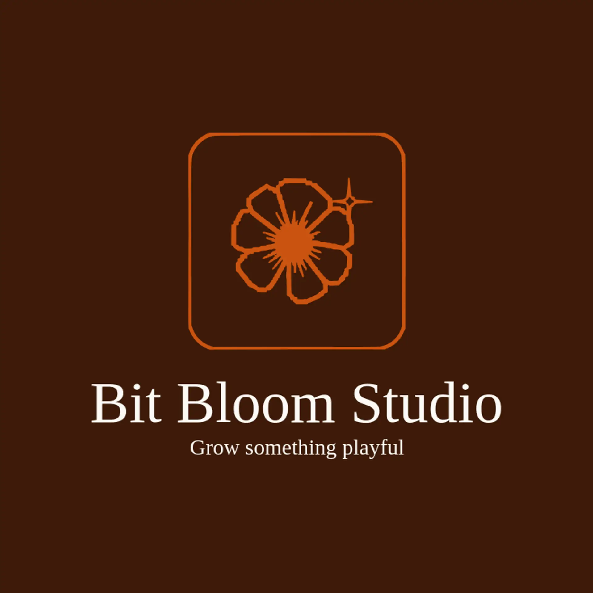 Bit Bloom Studio logo for pixelated