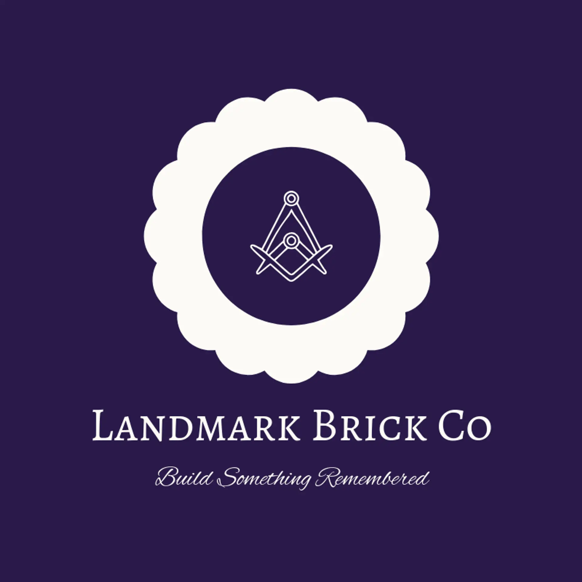 Landmark Brick Co logo for mason