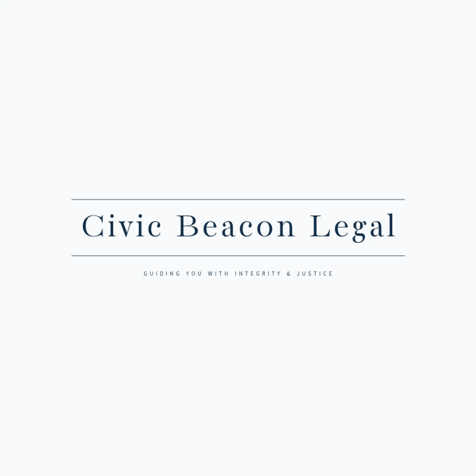 Civic Beacon Legal logo for law office