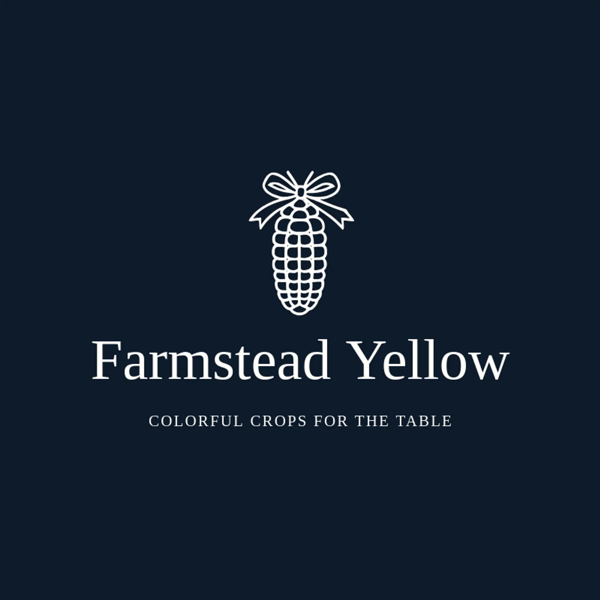 Farmstead Yellow logo for corn