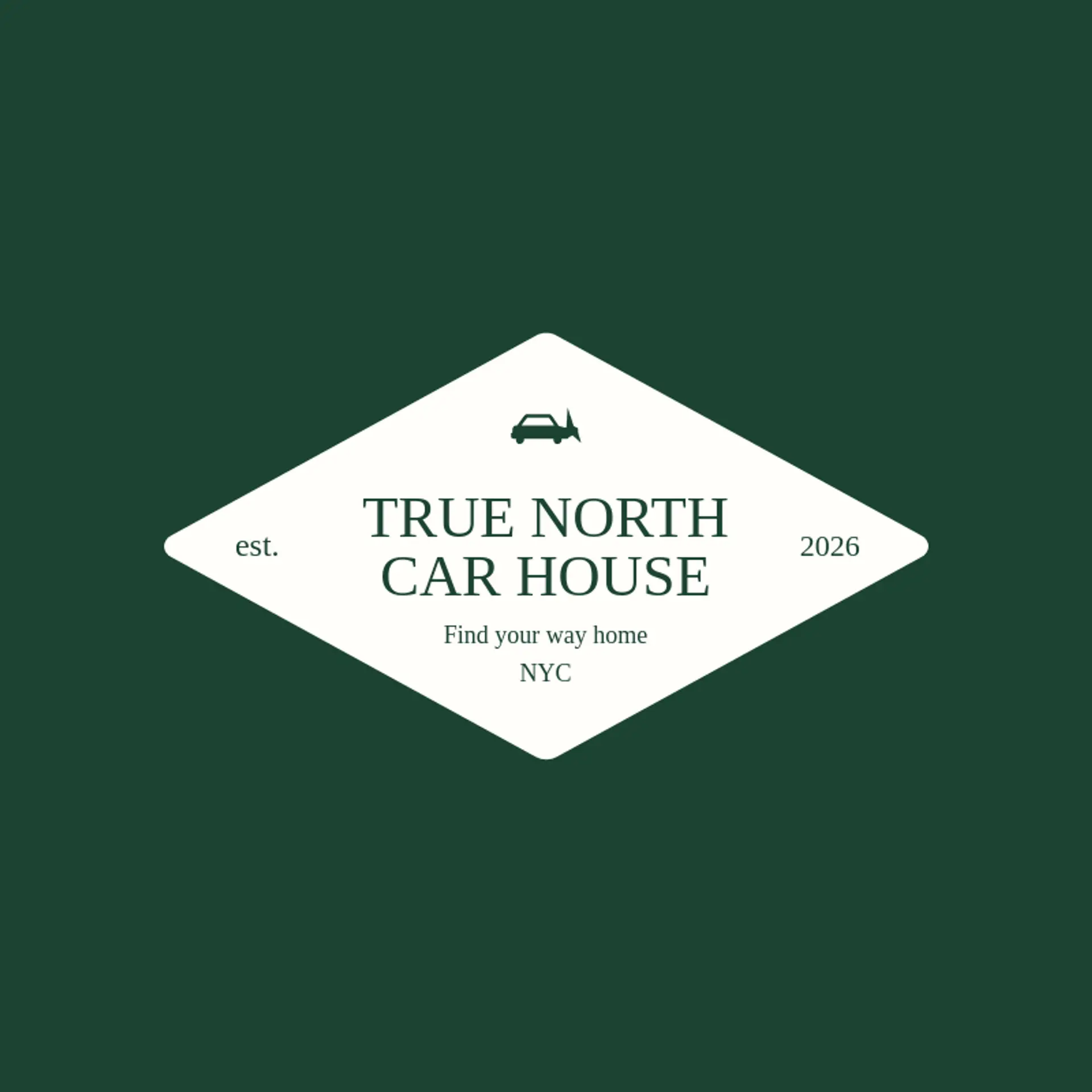 True North Car House logo for car dealer