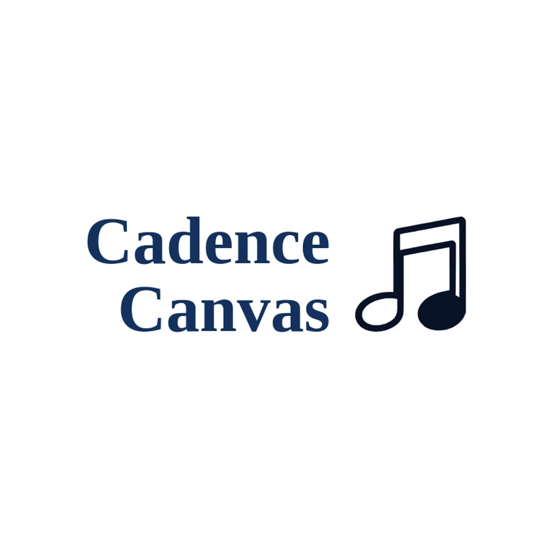 Cadence Canvas logo for music note