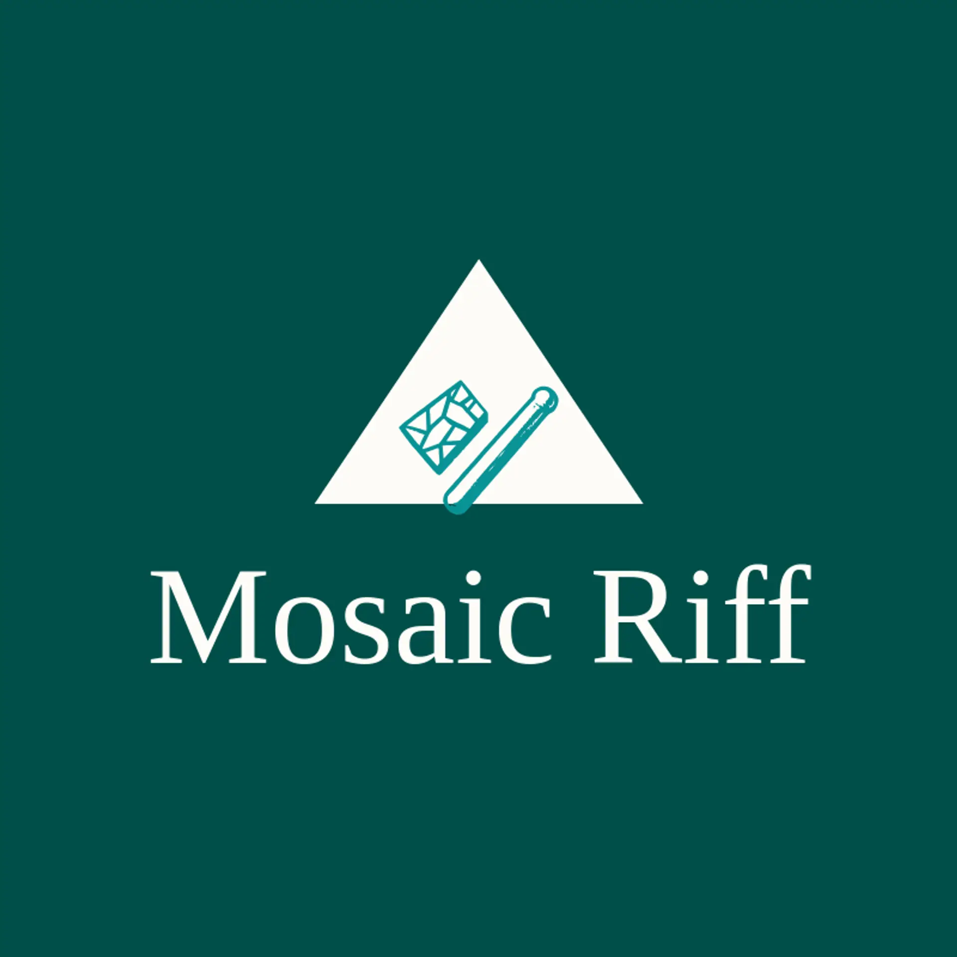 Mosaic Riff logo for rock music