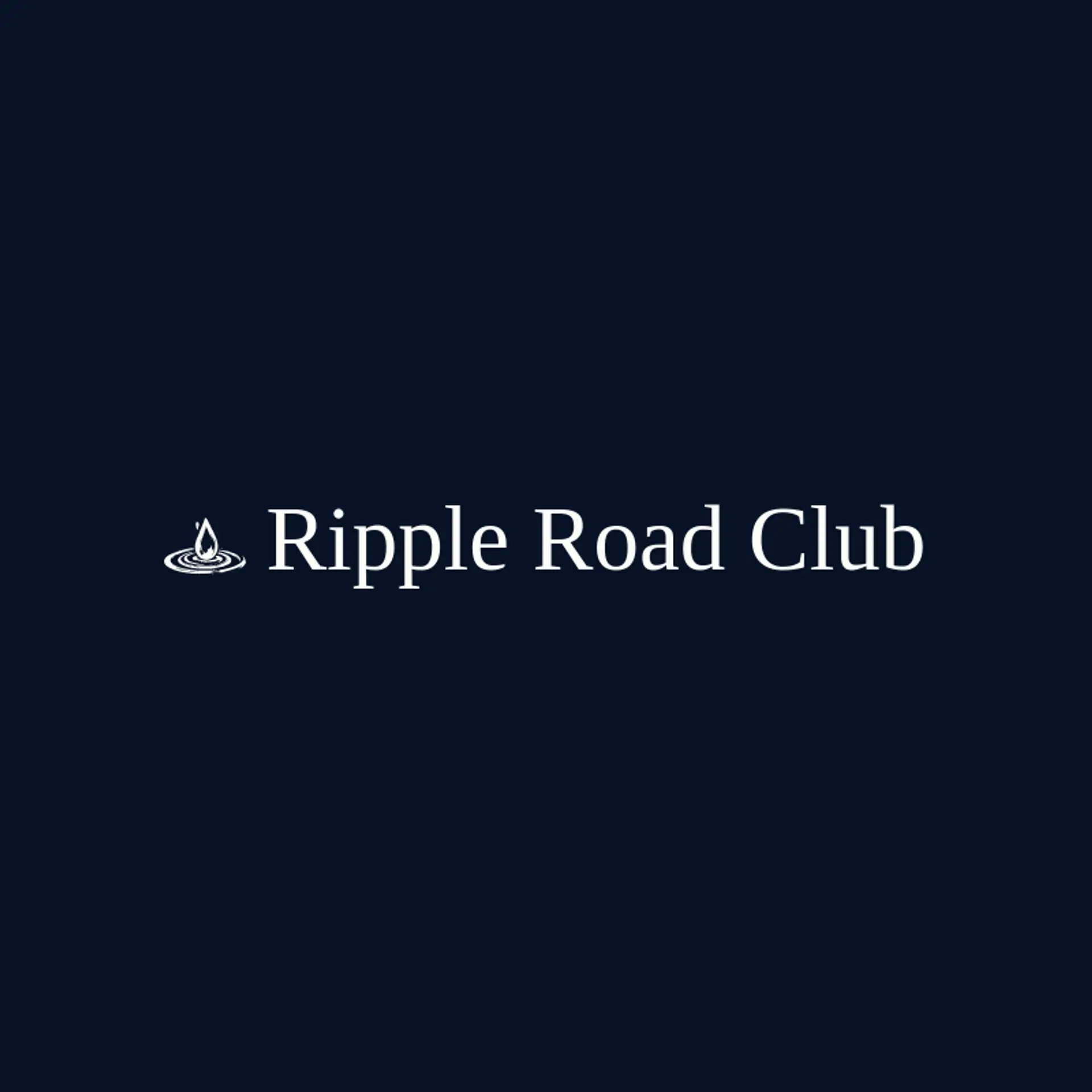 Ripple Road Club logo for drip
