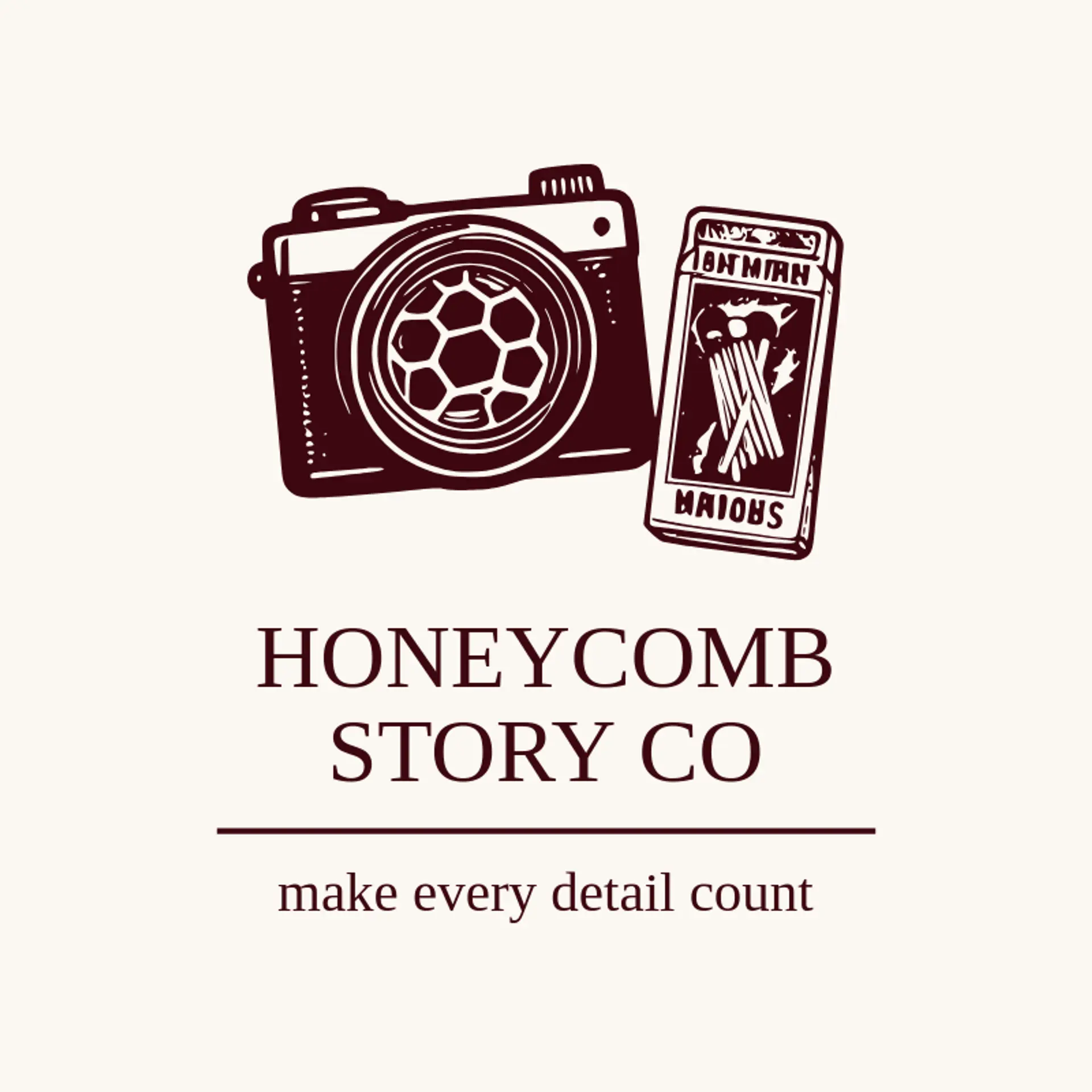 Honeycomb Story Co logo for content creator