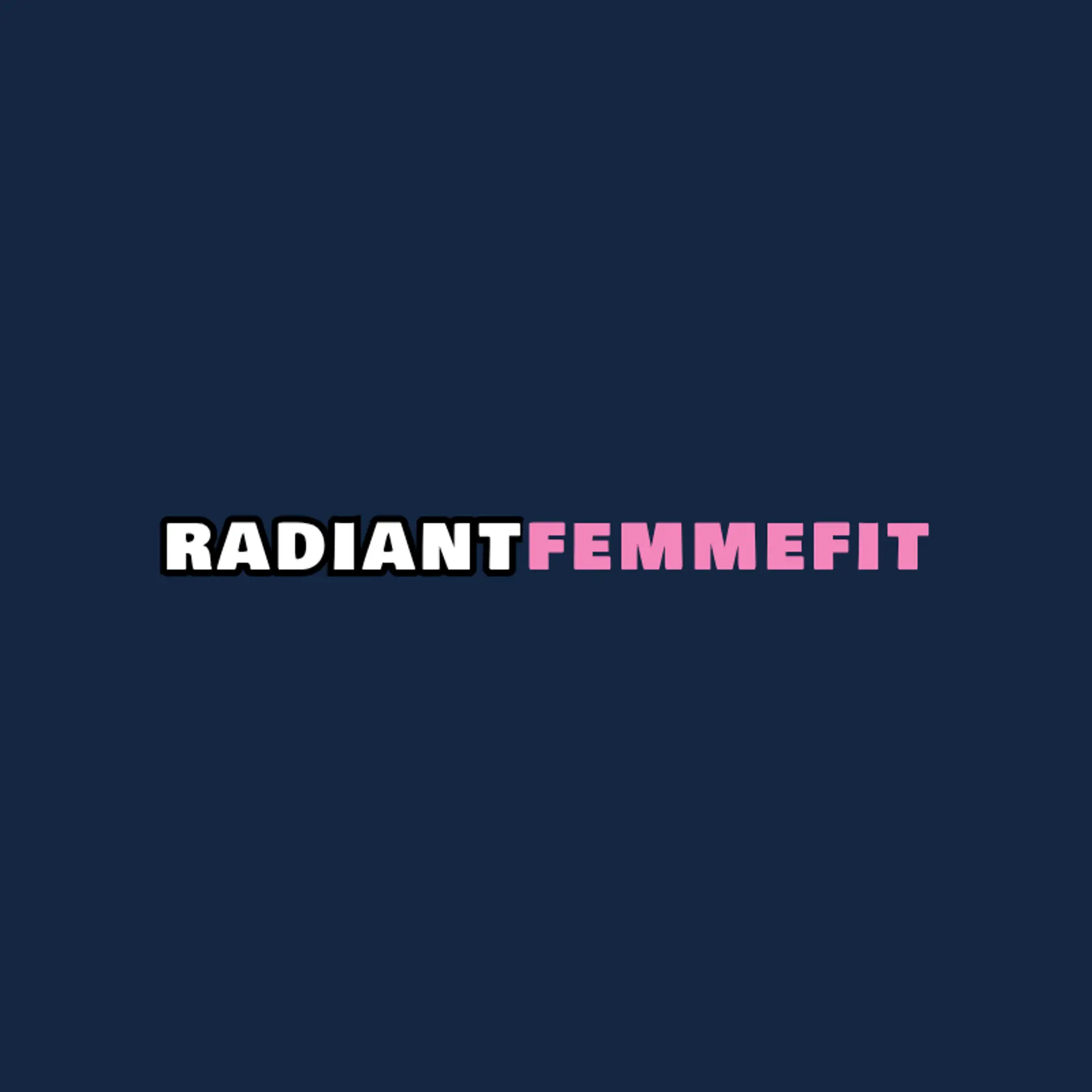 Radiant Femme Fit logo for women fitness
