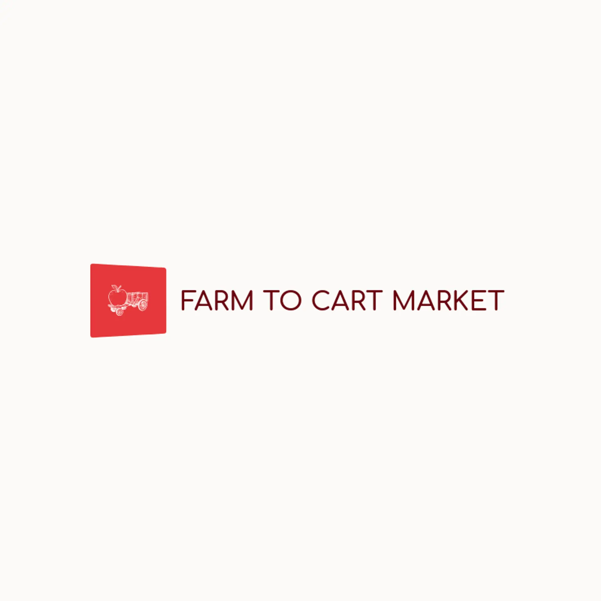 Farm to Cart Market logo for apple