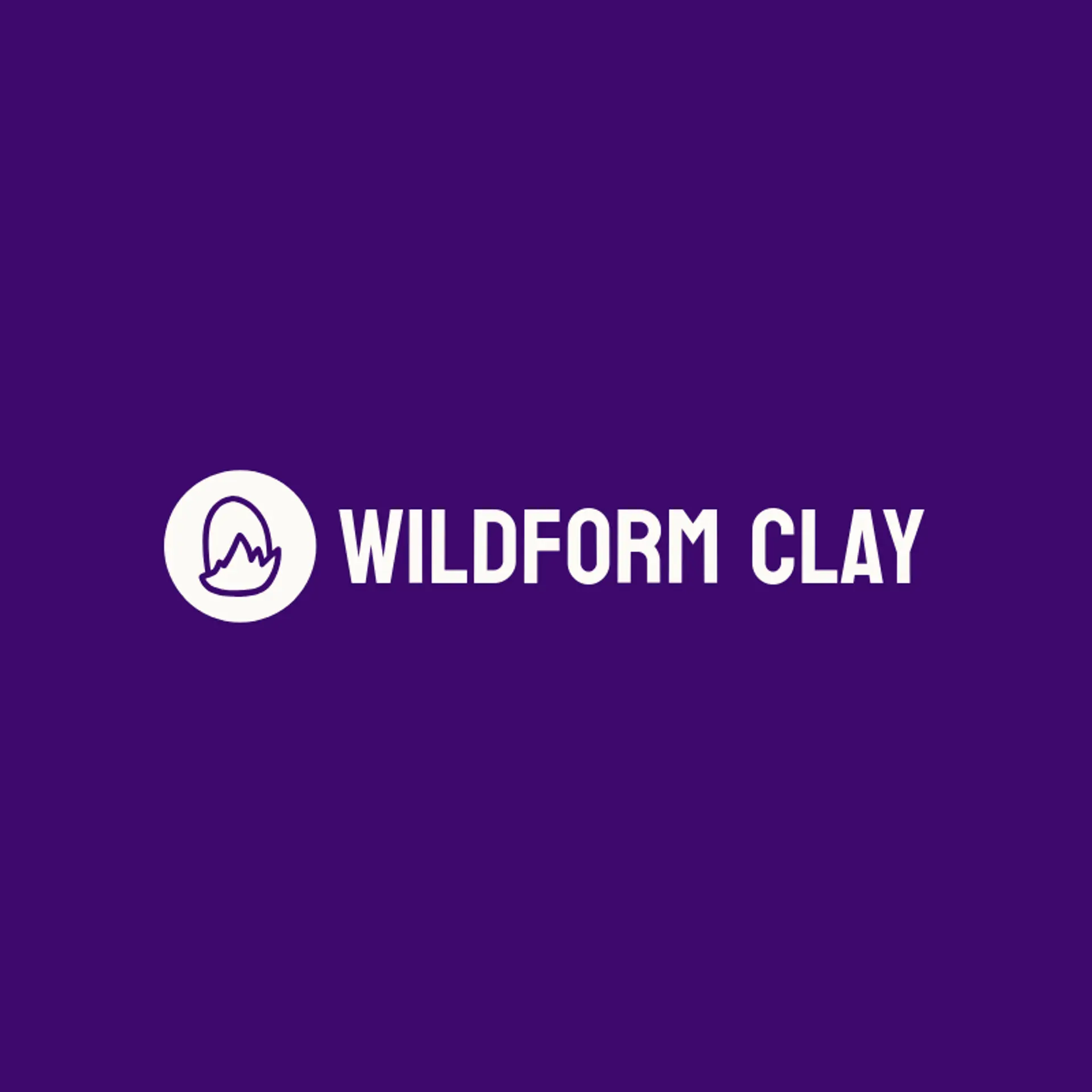 Wildform Clay logo for clay