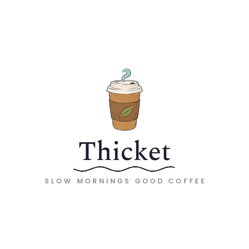 Takeaway coffee cup logo