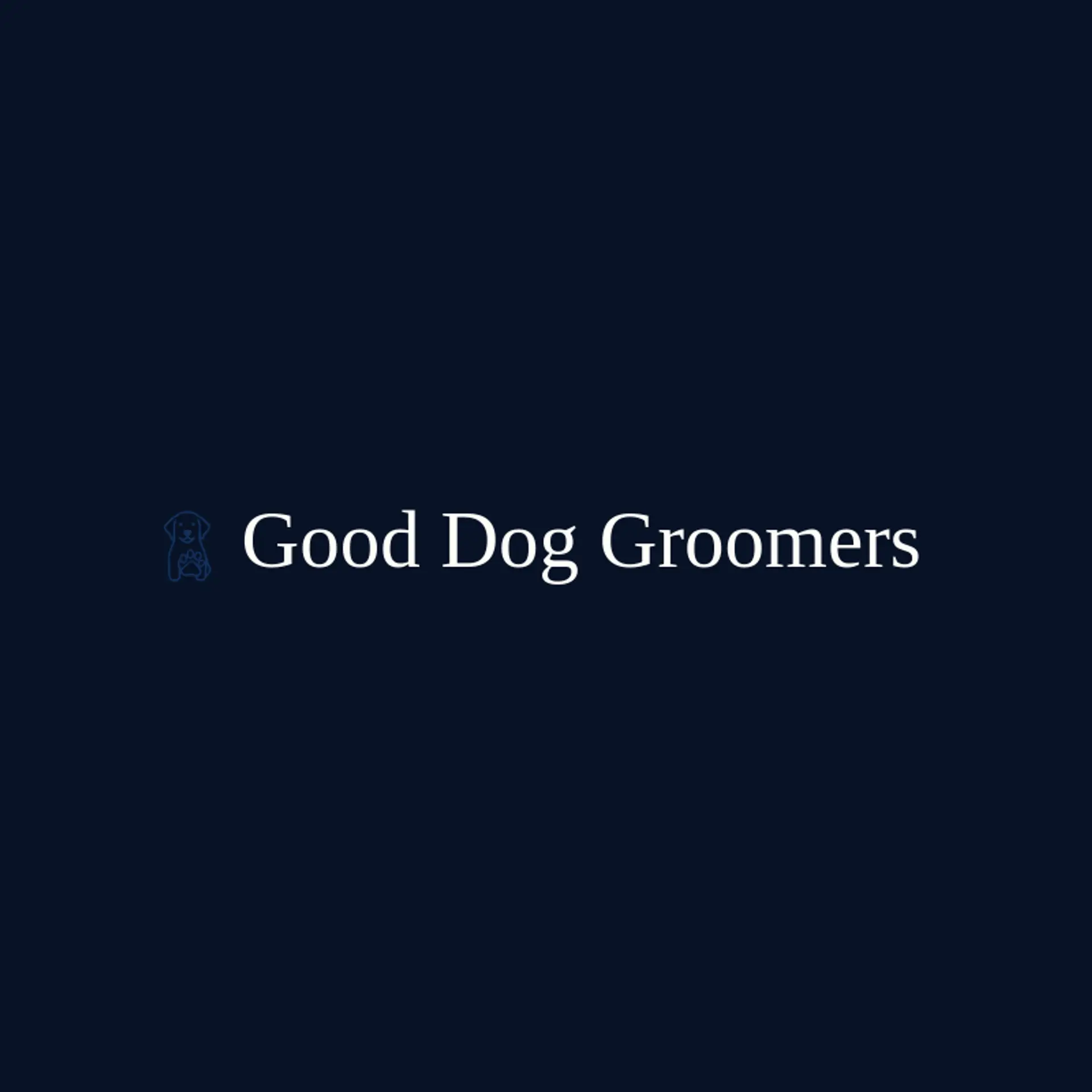 Good Dog Groomers logo for dog grooming