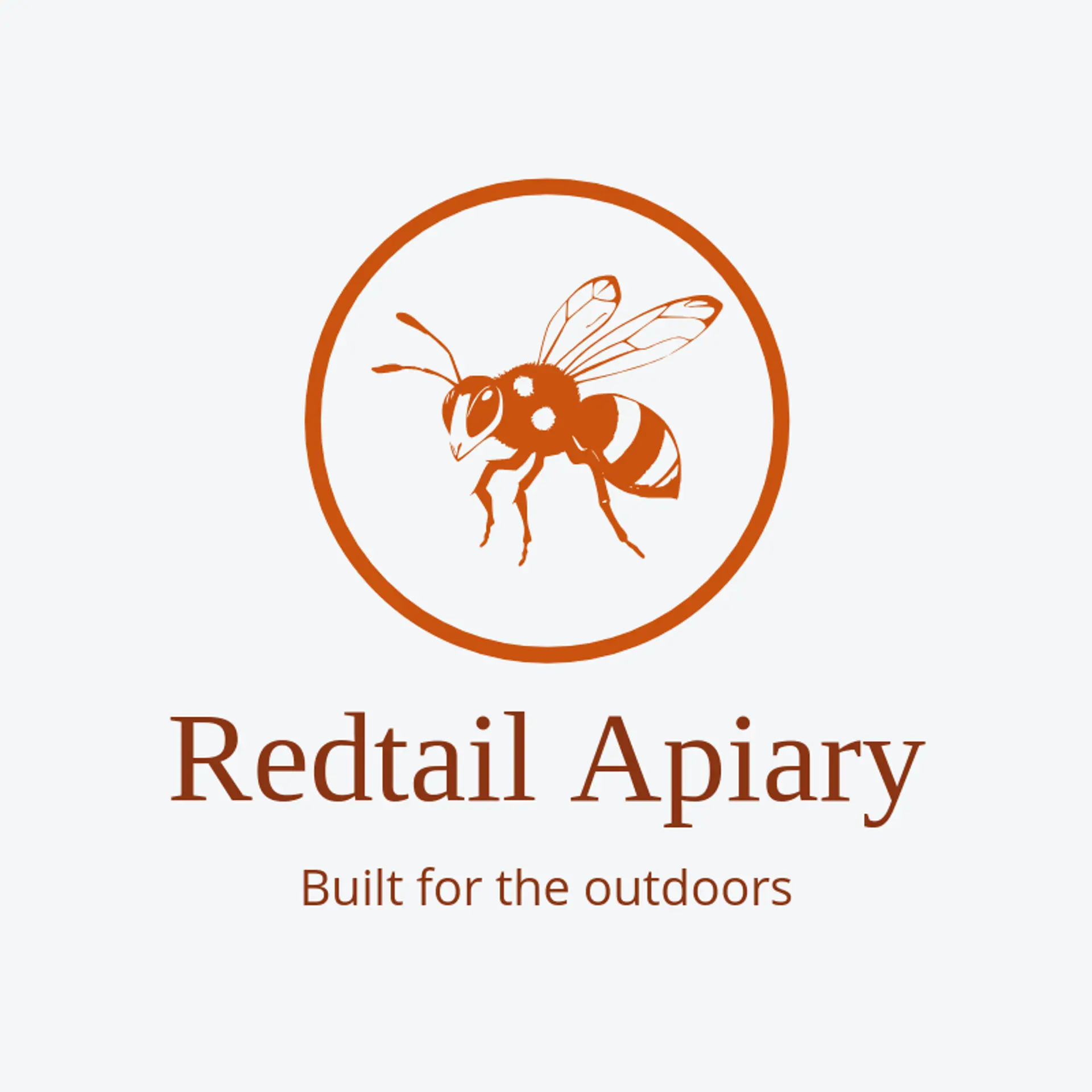 Redtail Apiary logo for sting