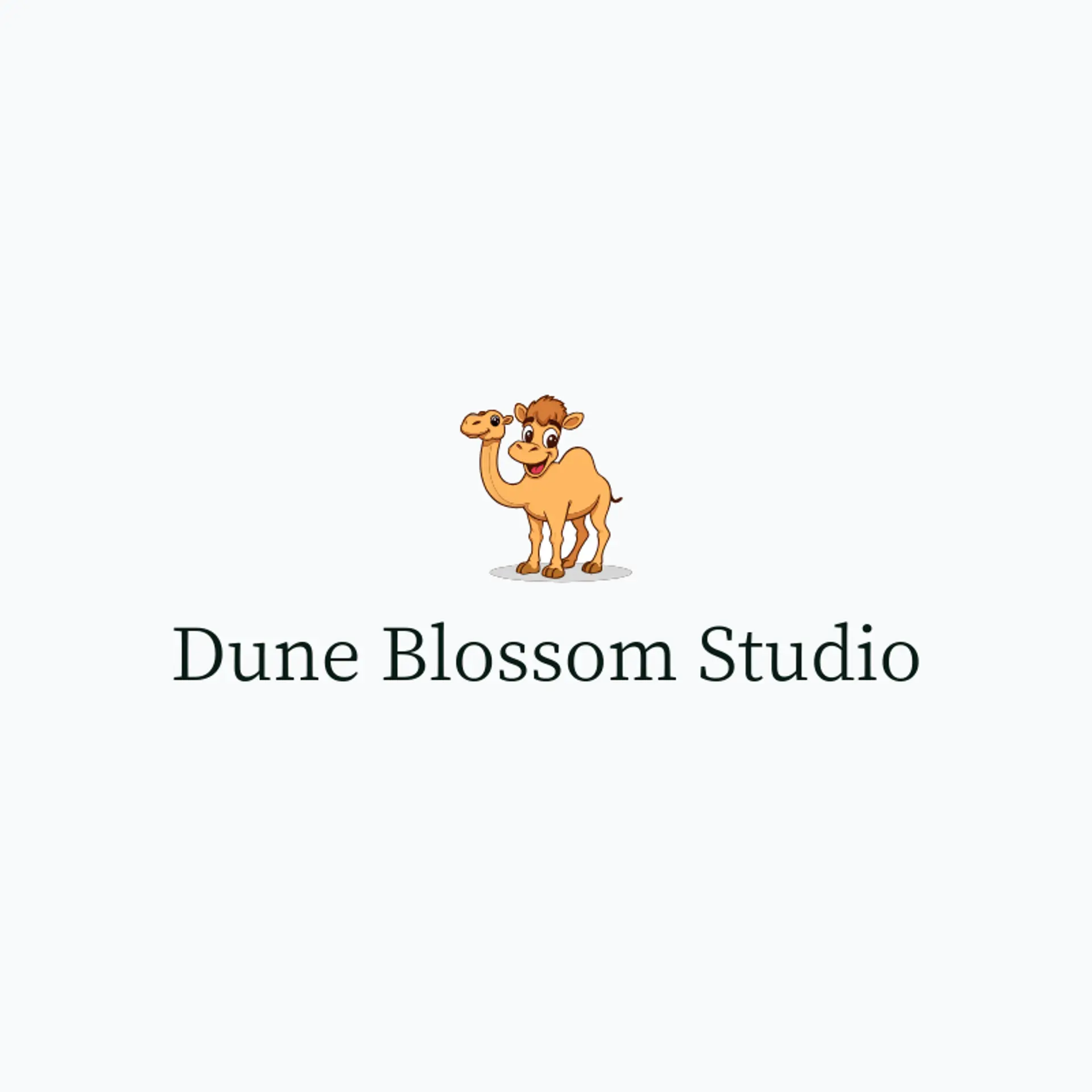 Dune Blossom Studio logo for camel