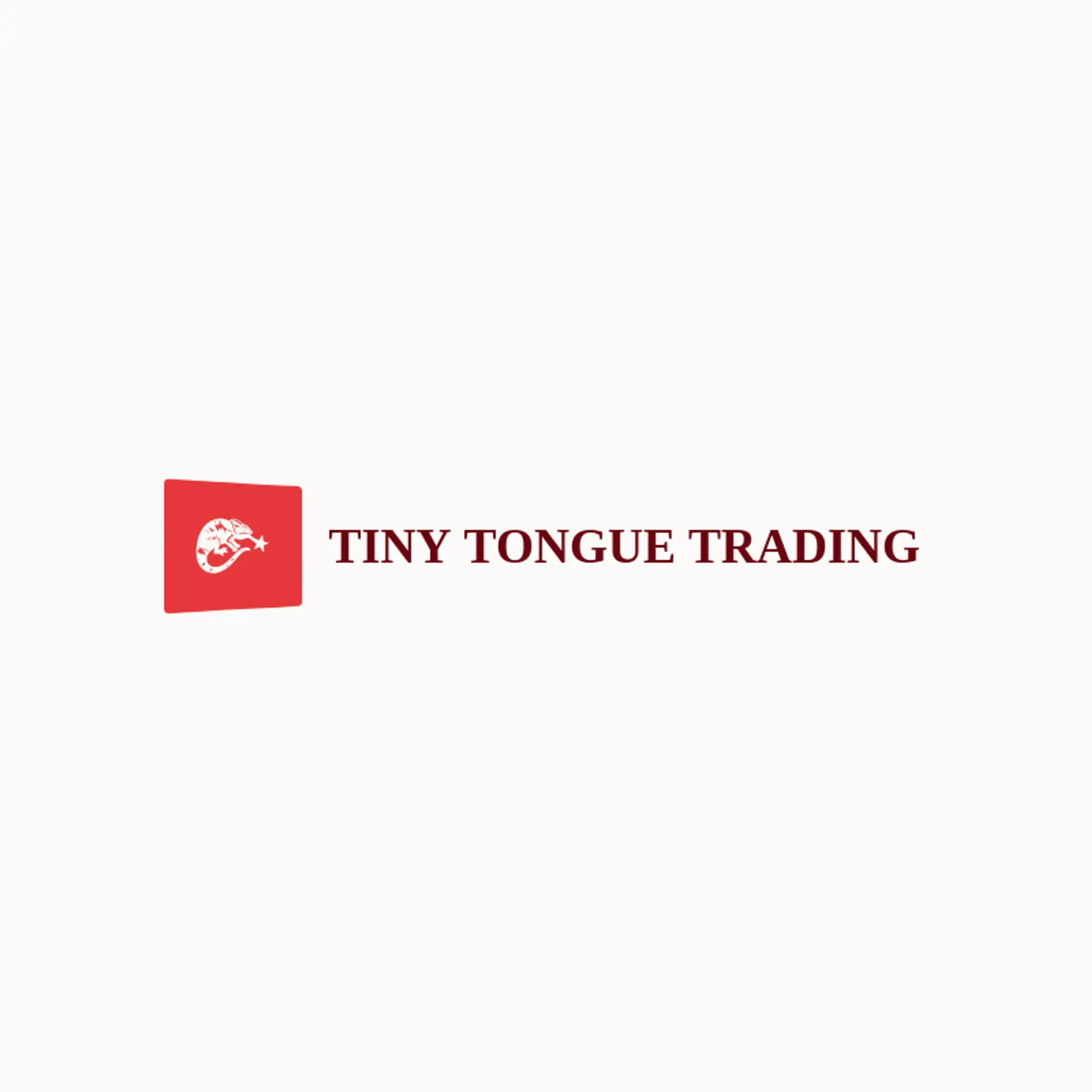 Tiny Tongue Trading logo for chameleon