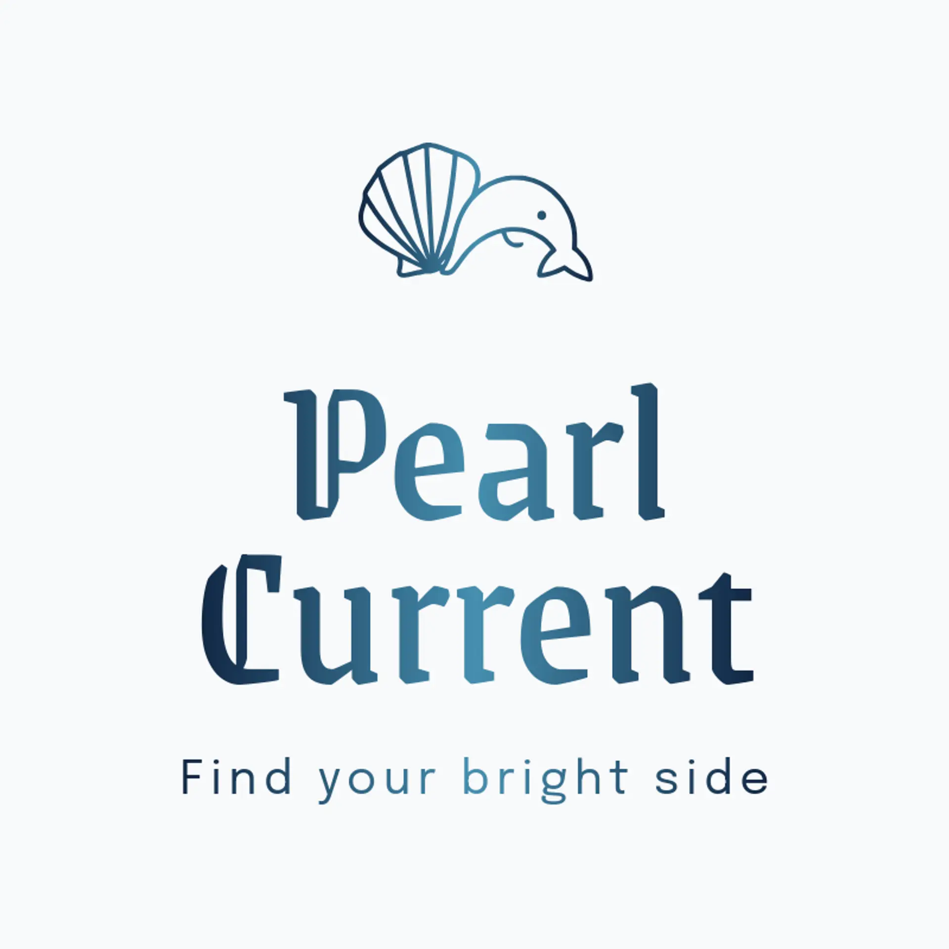 Pearl Current logo for dolphin