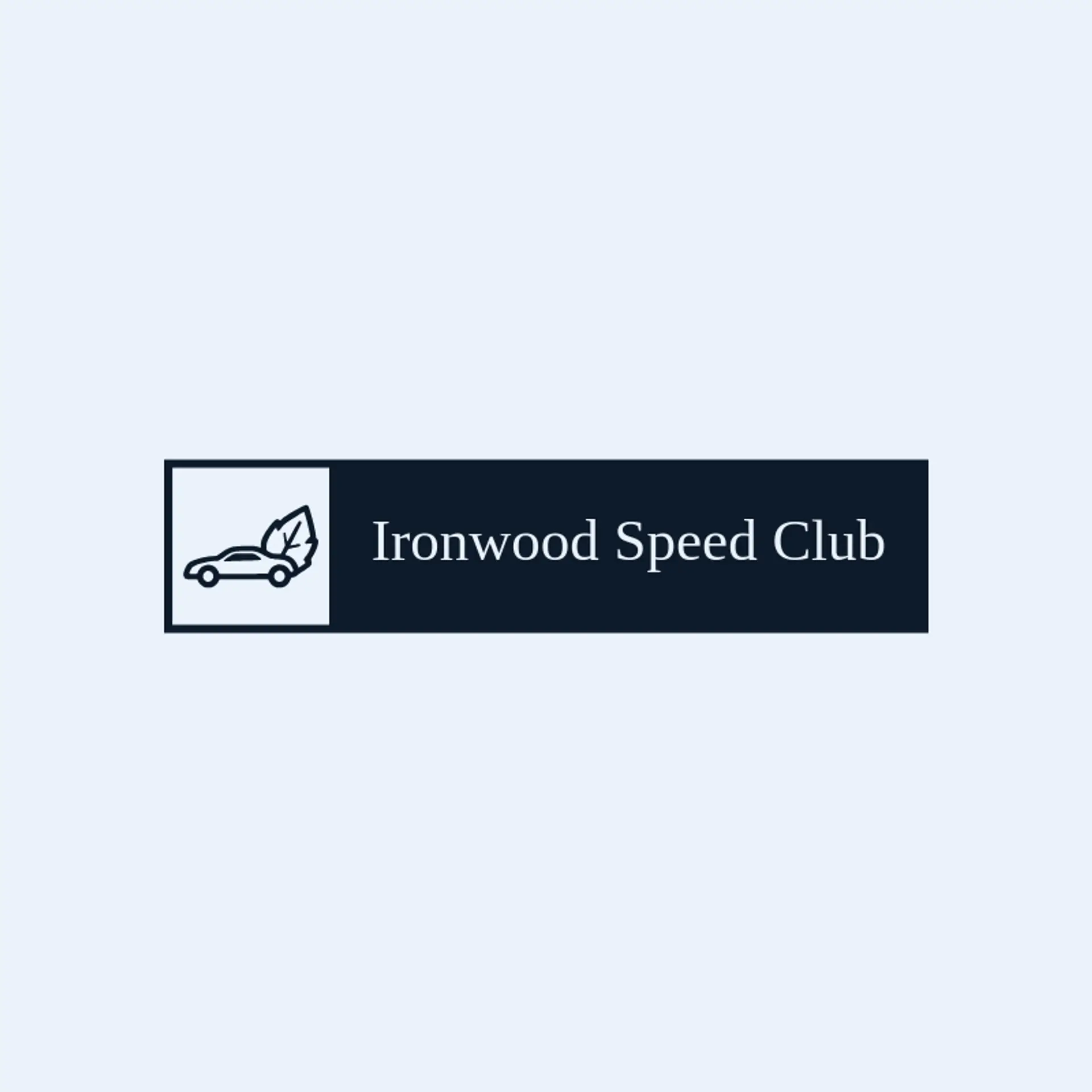 Ironwood Speed Club logo for race