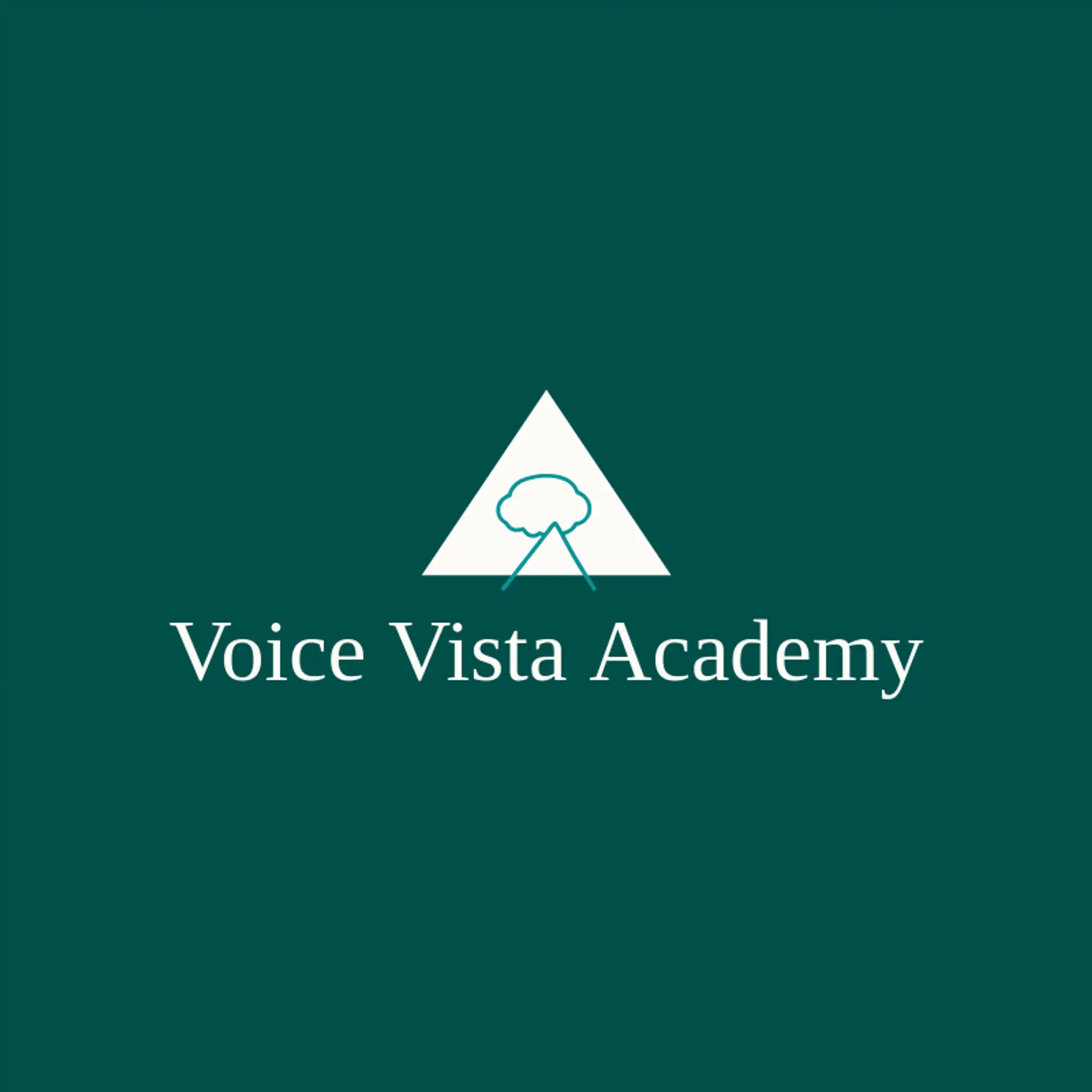 Voice Vista Academy logo for language
