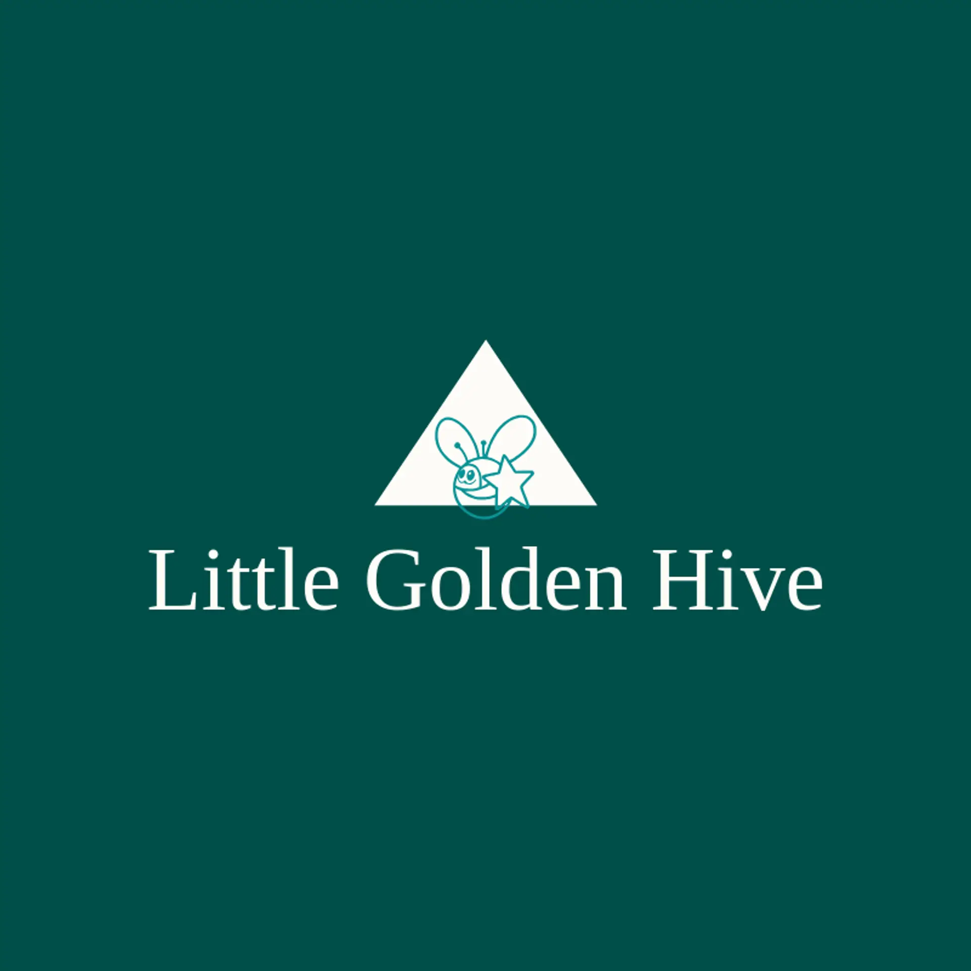 Little Golden Hive logo for honey bee