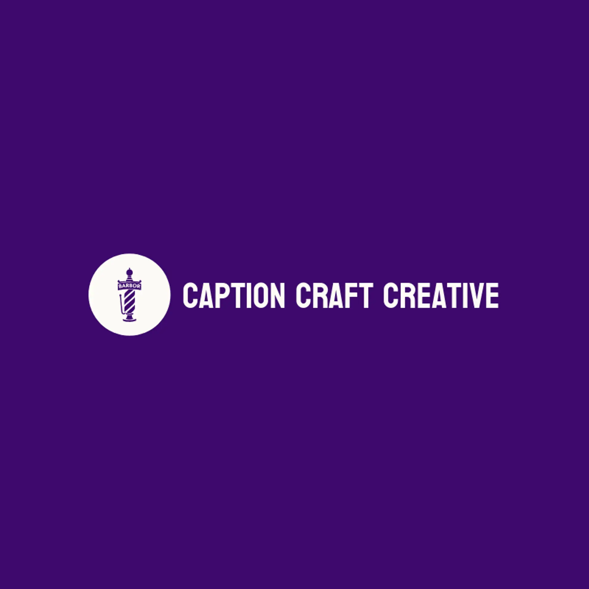 Caption Craft Creative logo for post