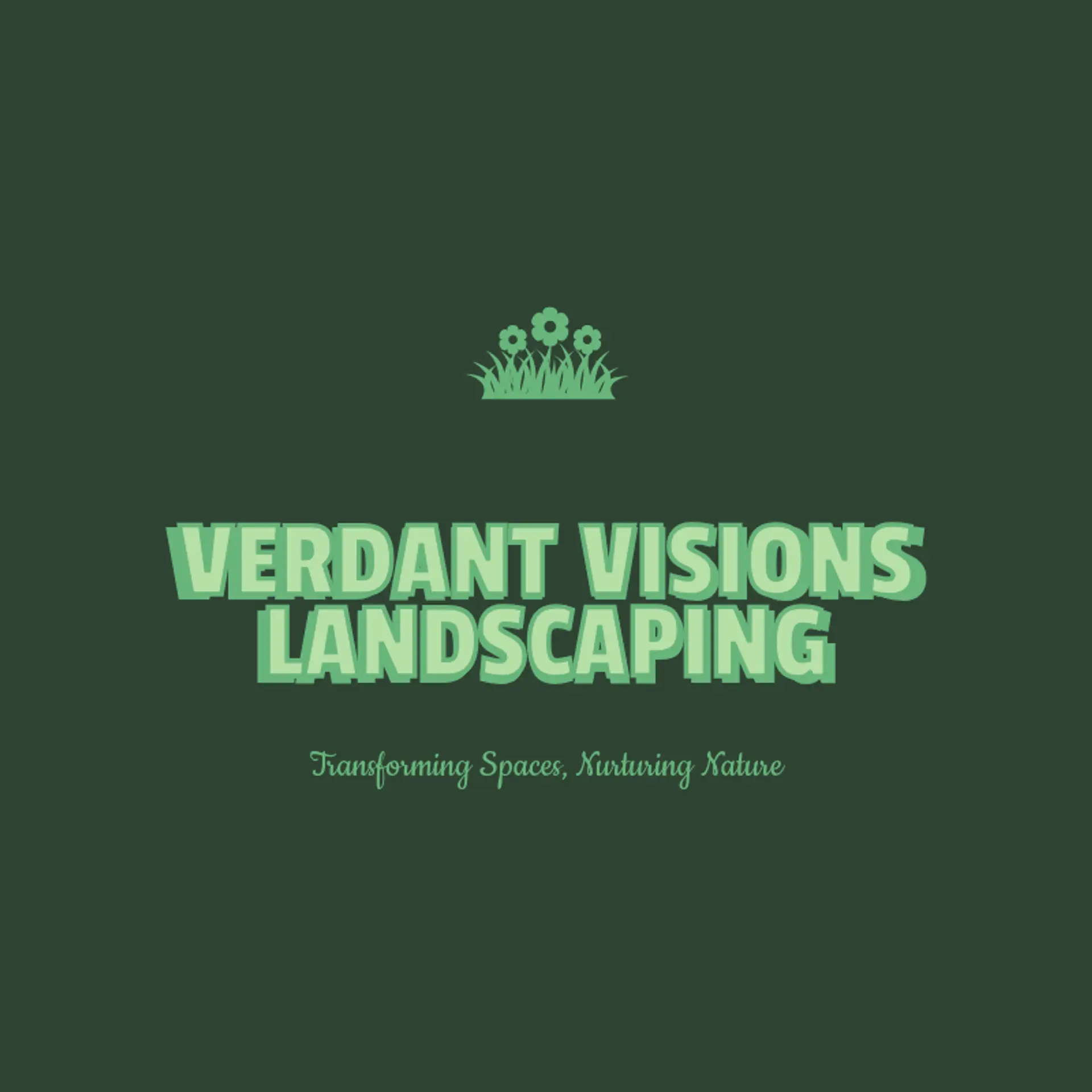 Verdant Visions Landscapes logo for landscaping