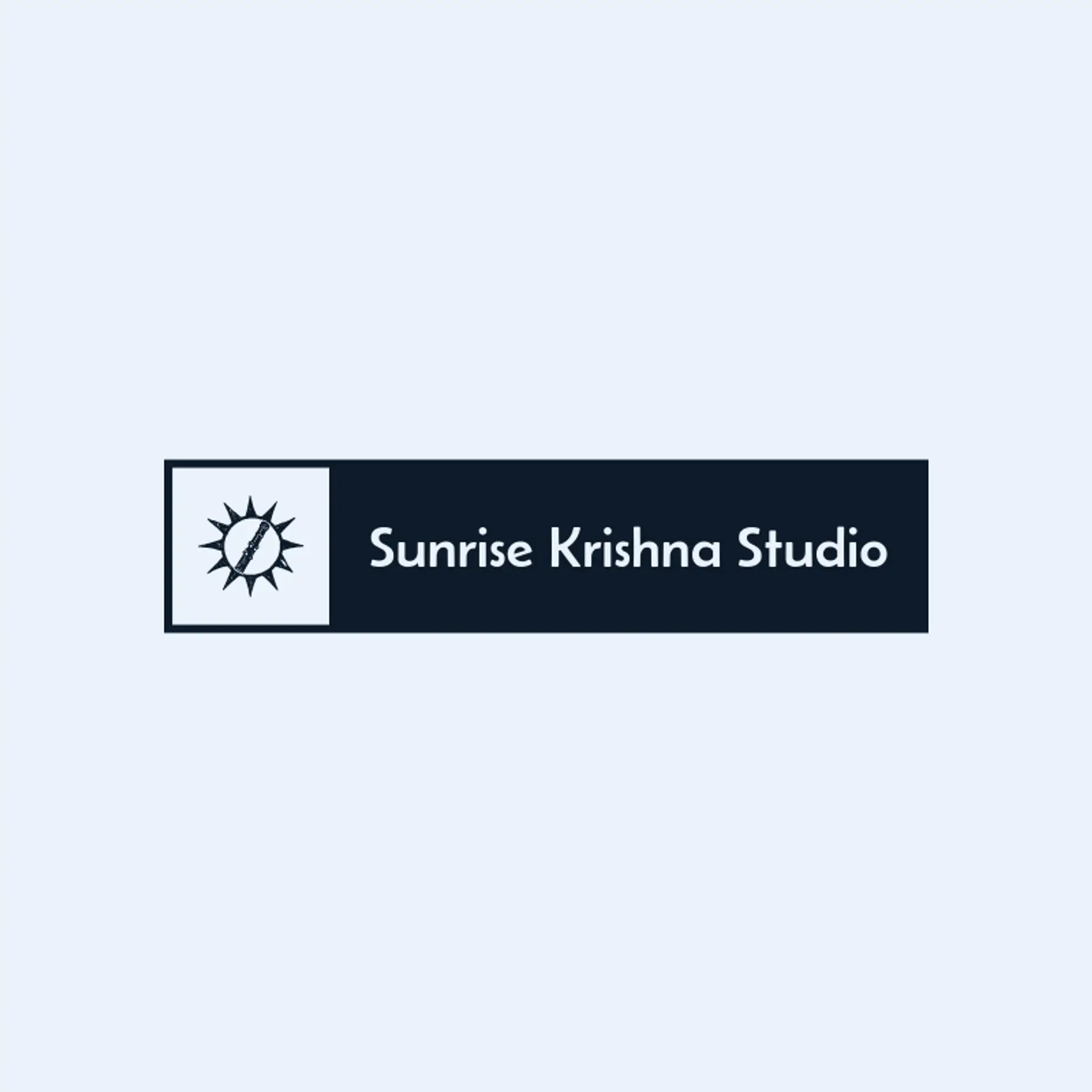 Sunrise Krishna Studio logo for krishna