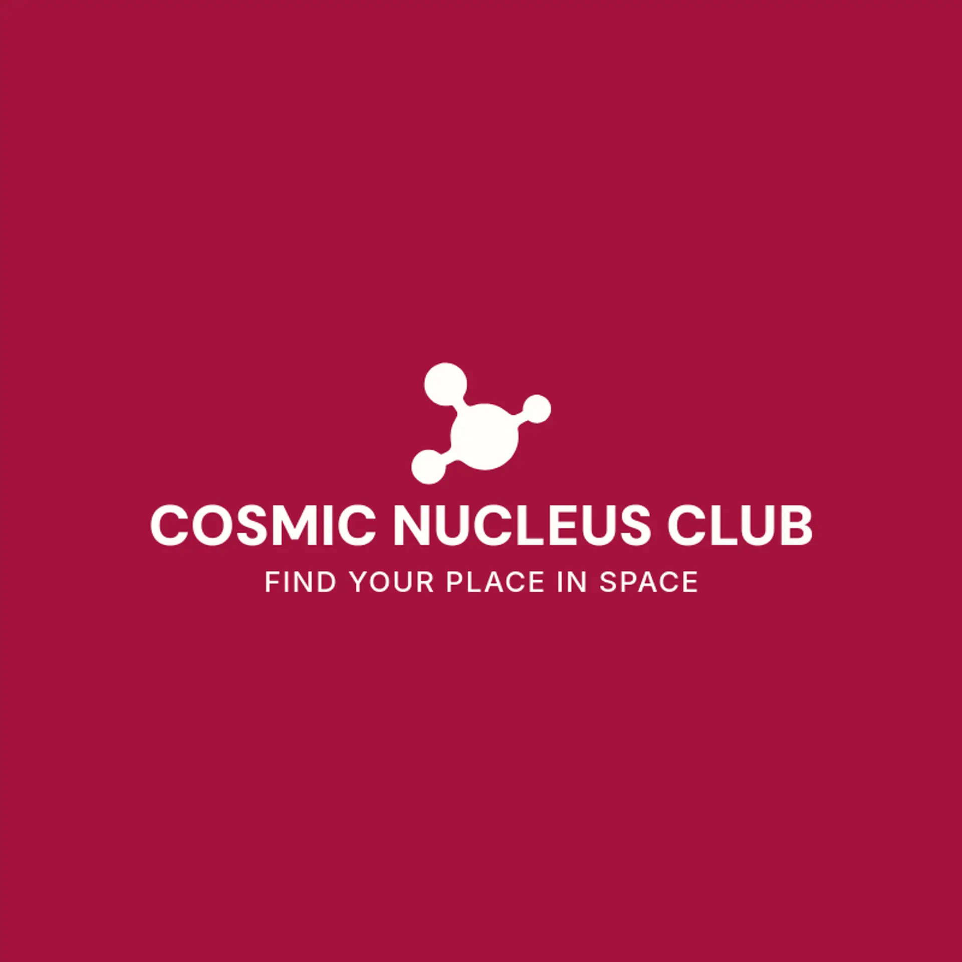 Cosmic Nucleus Club logo for atom