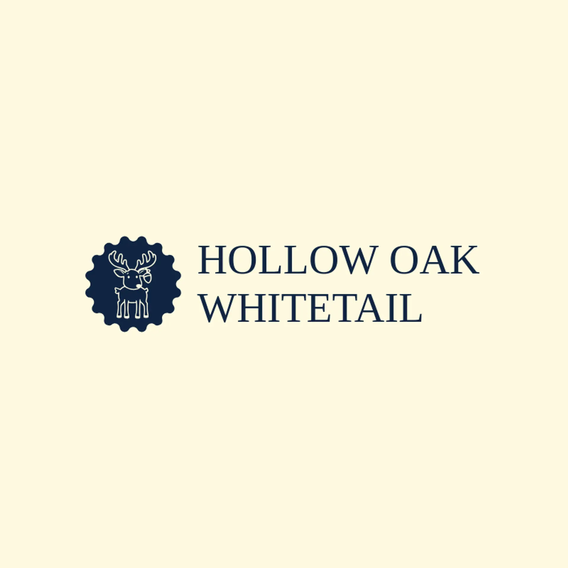 Hollow Oak Whitetail logo for deer hunting