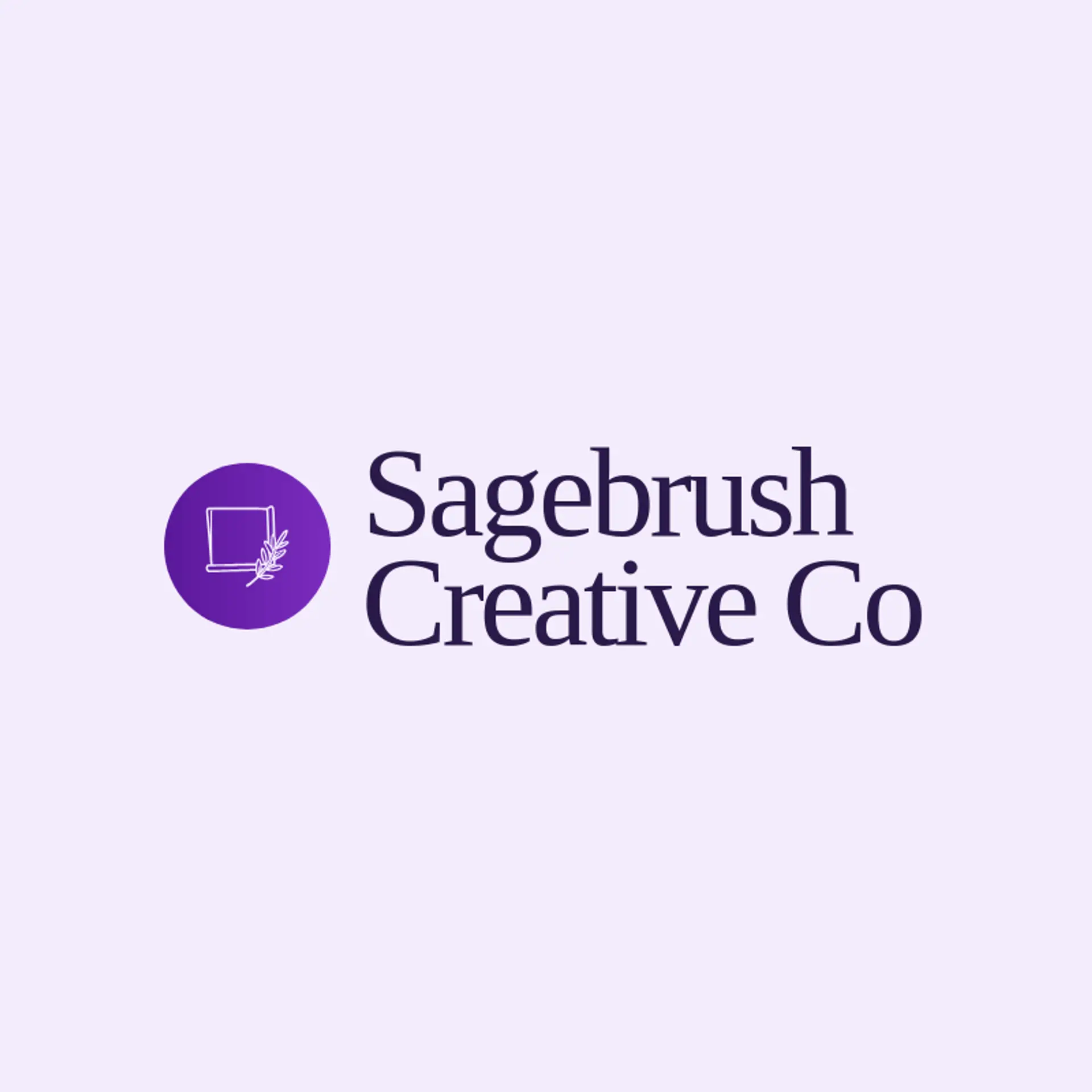 Sagebrush Creative Co logo for canvas
