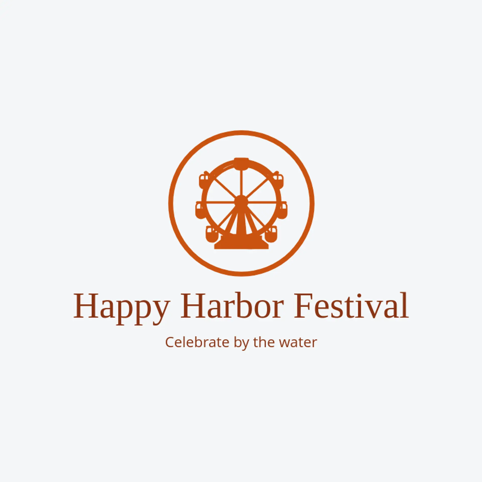 Happy Harbor Festival logo for carnival