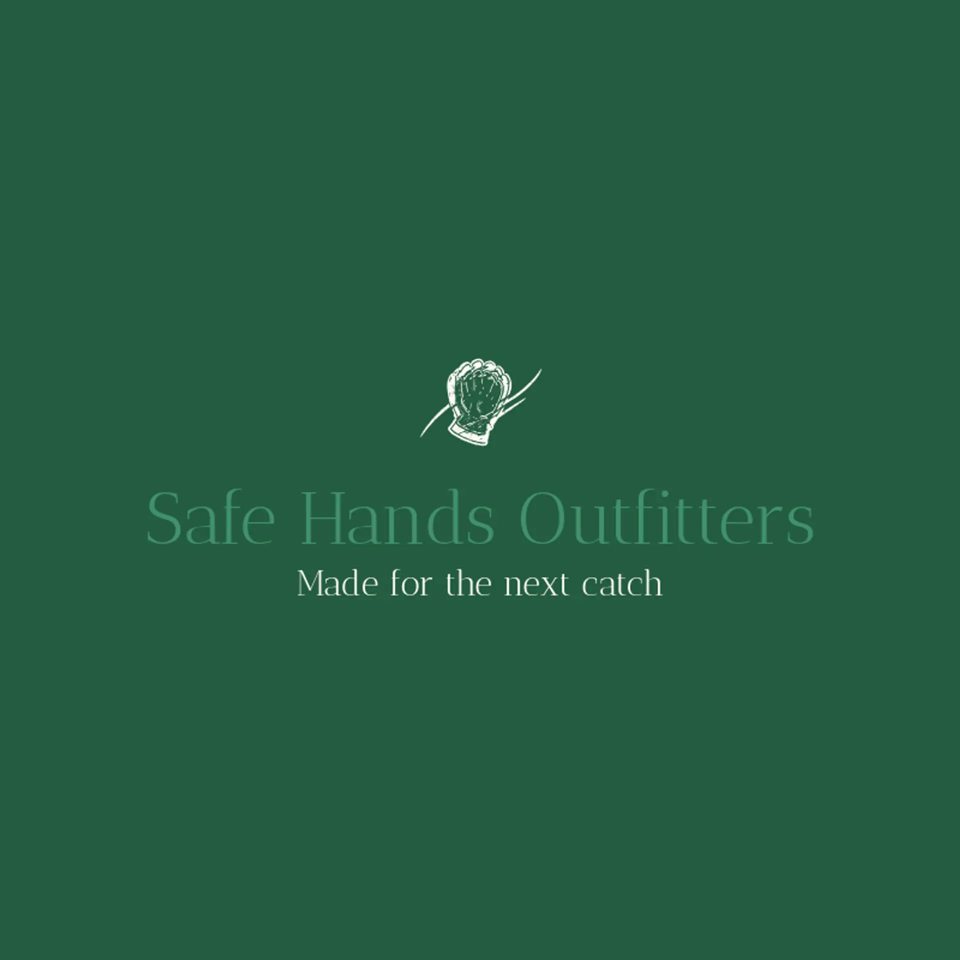 Safe Hands Outfitters logo for baseball hat
