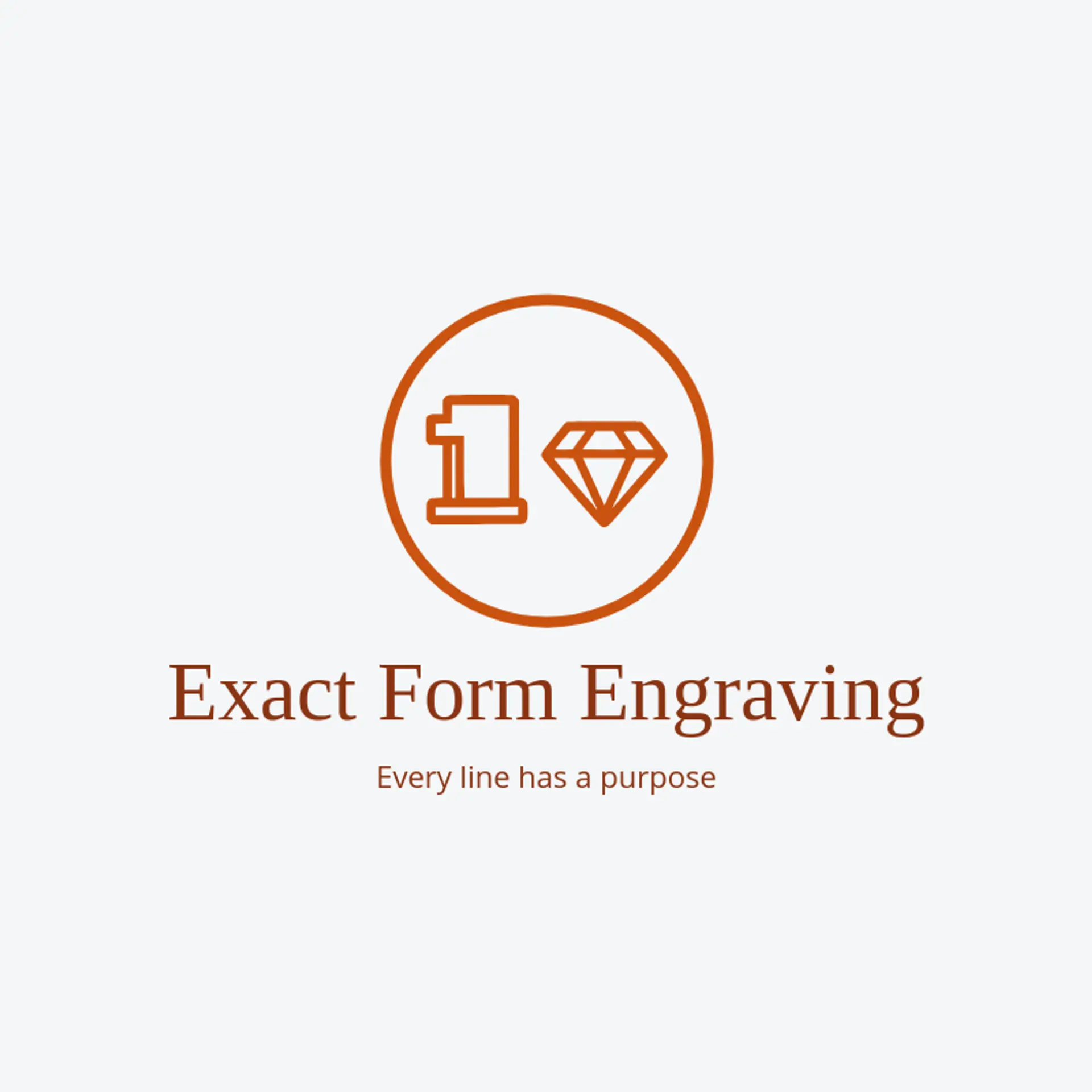 Exact Form Engraving logo for laser engraving