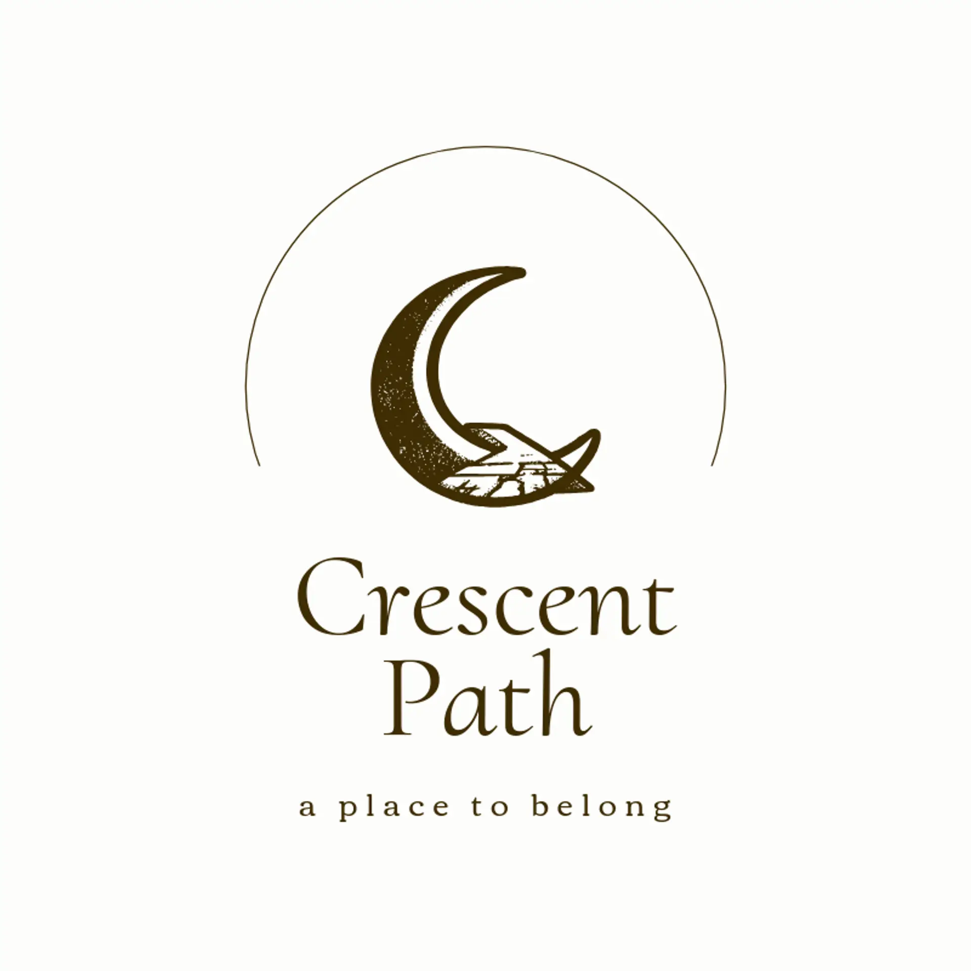 Crescent Path logo for muslim