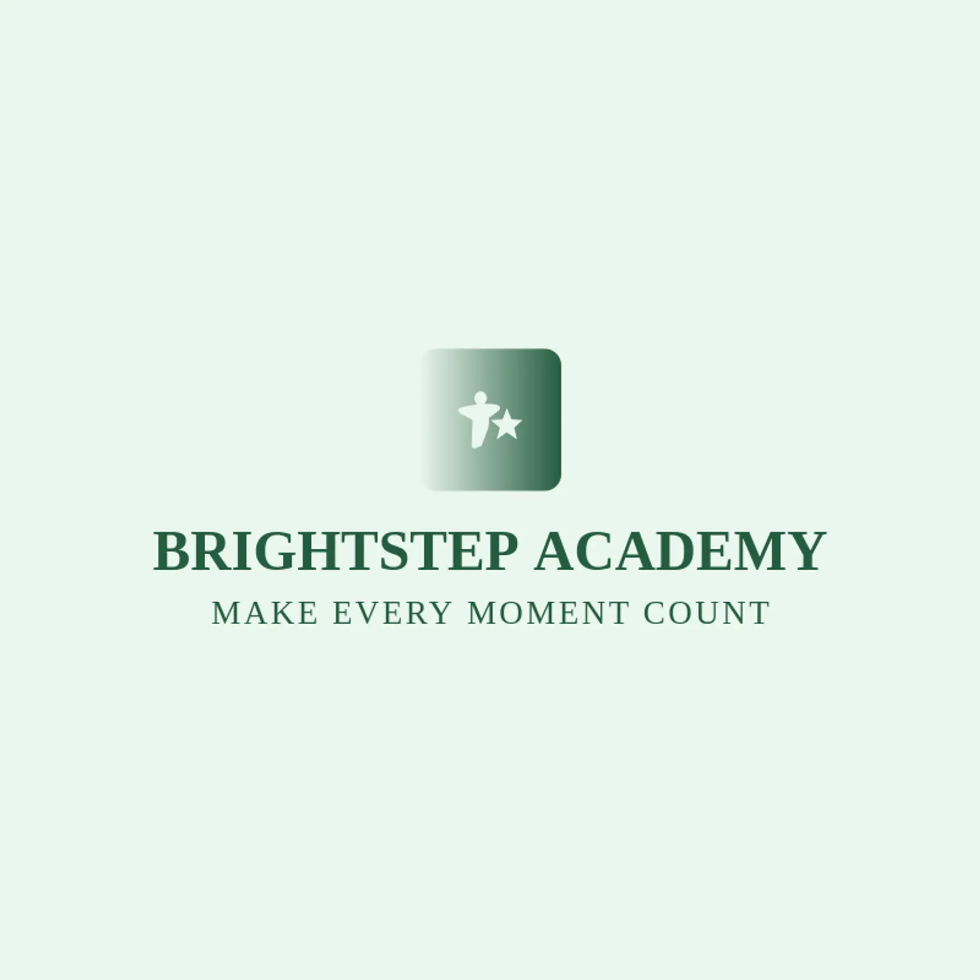 Brightstep Academy logo for dancer