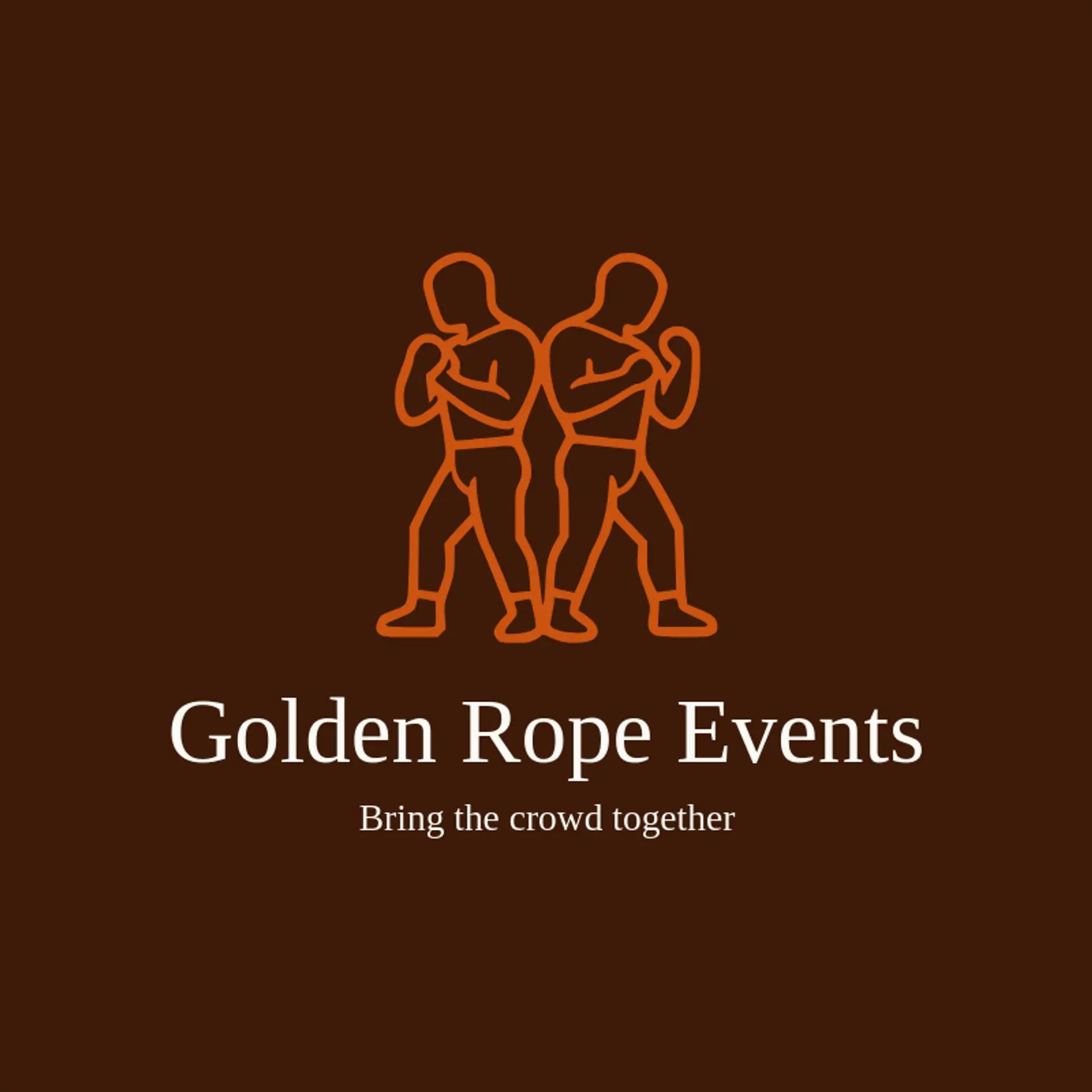 Golden Rope Events logo for pro wrestling