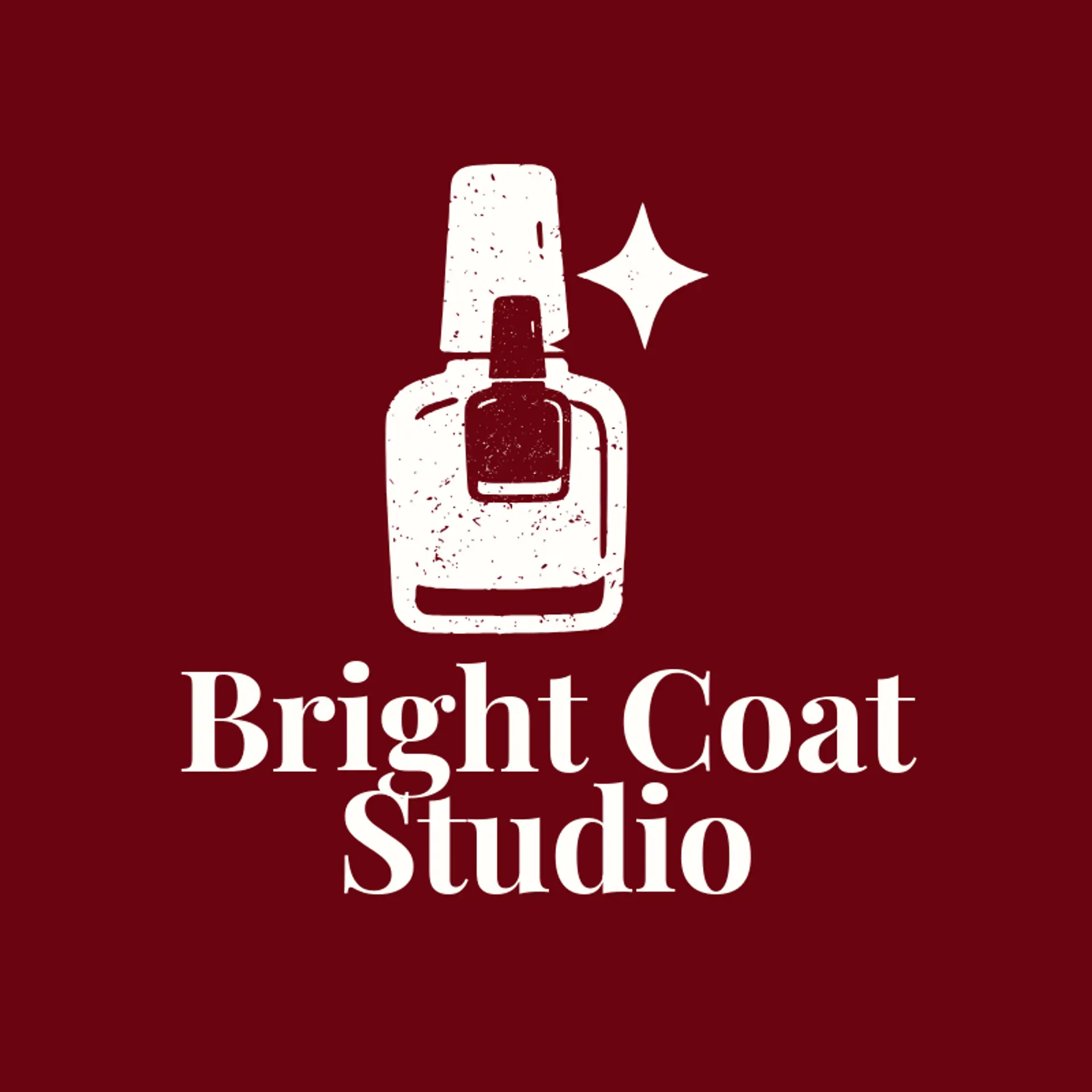 Bright Coat Studio logo for nail
