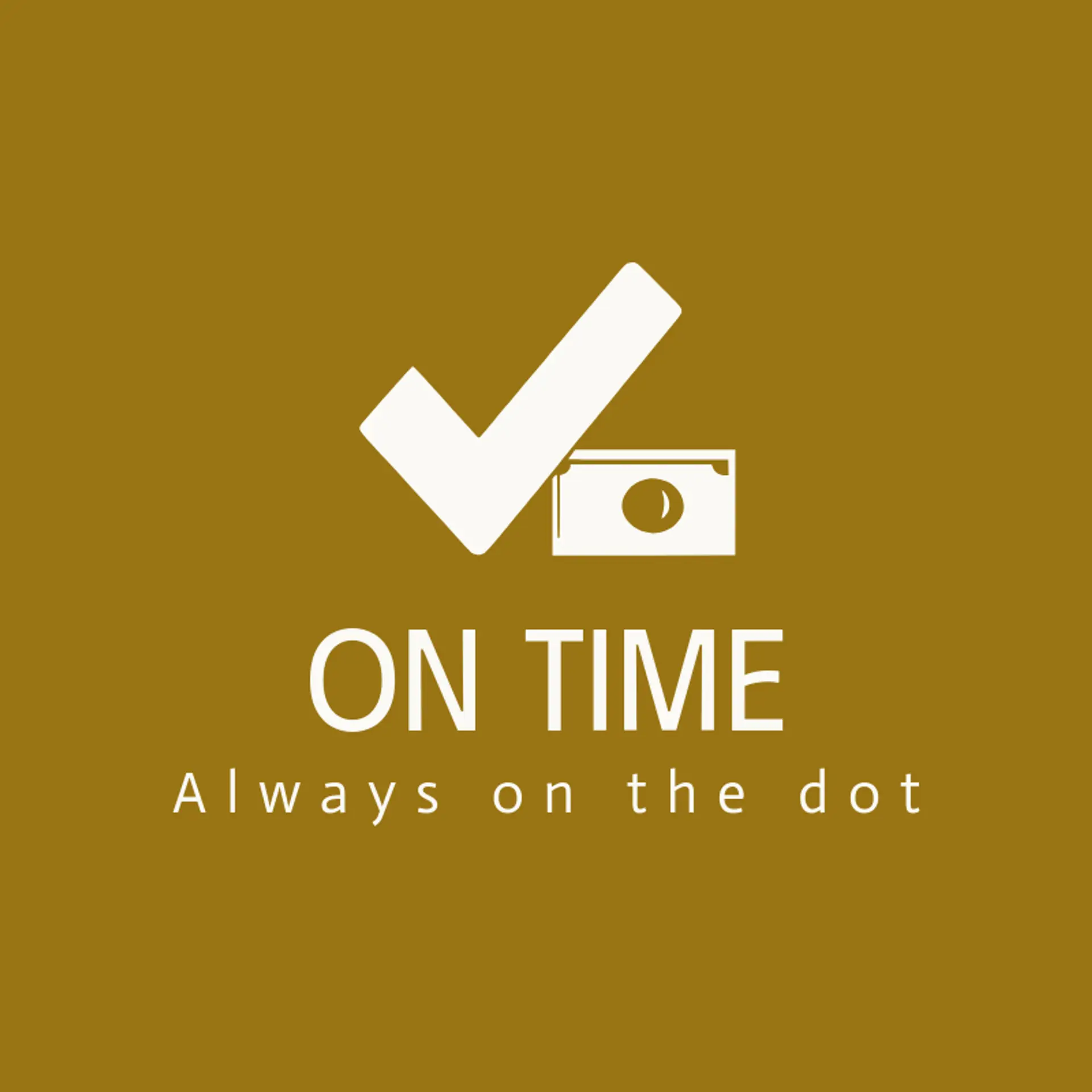 On Time logo for bill
